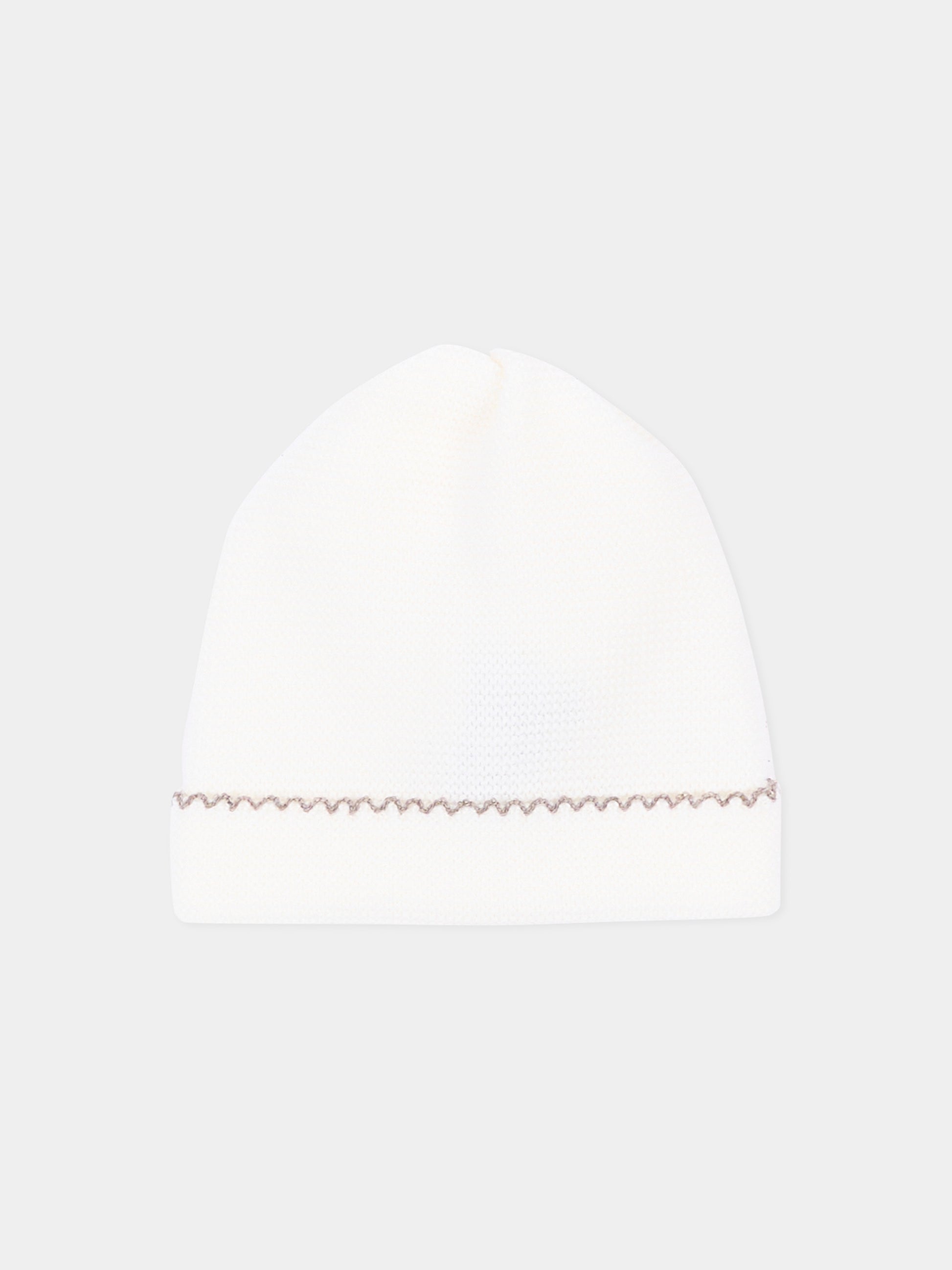 Cappello avorio per neonati,Little Bear,4124 LATTE/TORTORA
