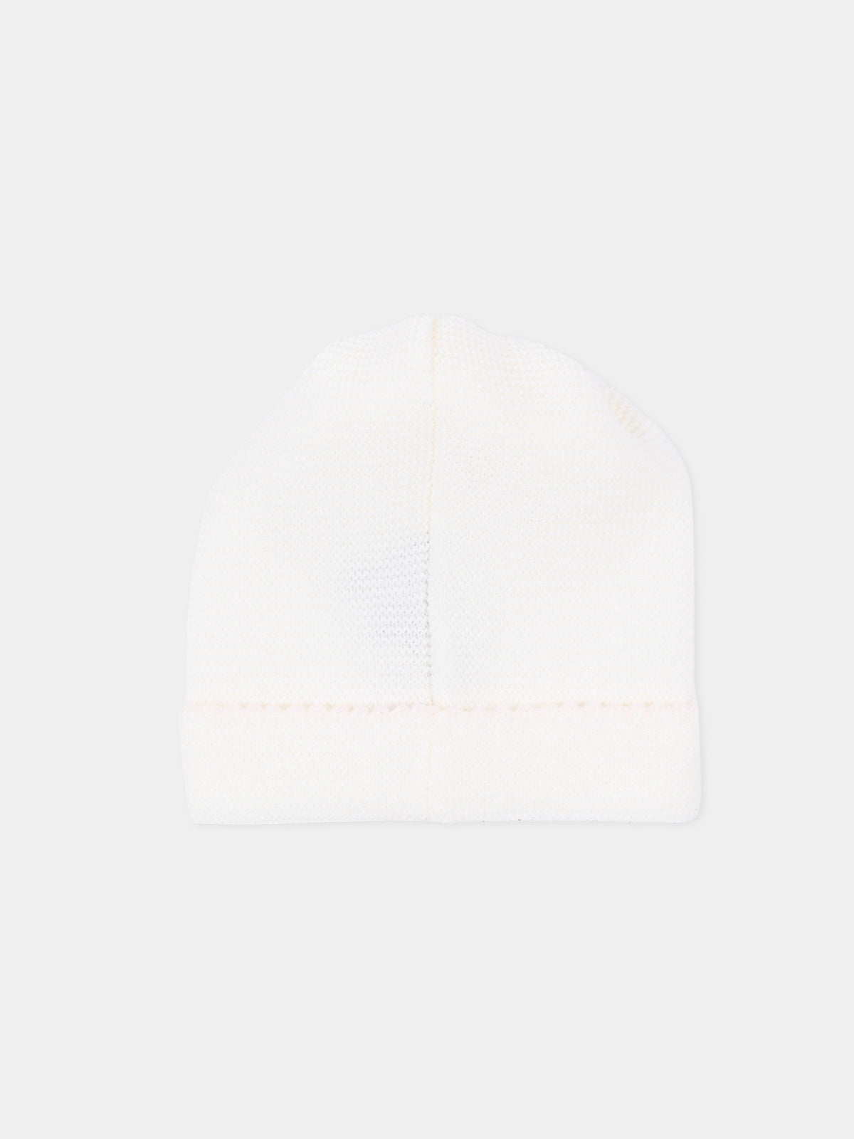 Cappello avorio per neonata,Little Bear,4124 LATTE/ROSA