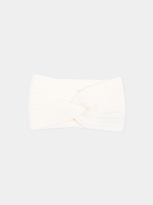 Fascia avorio per neonata in maglia,Little Bear,4022 LATTE