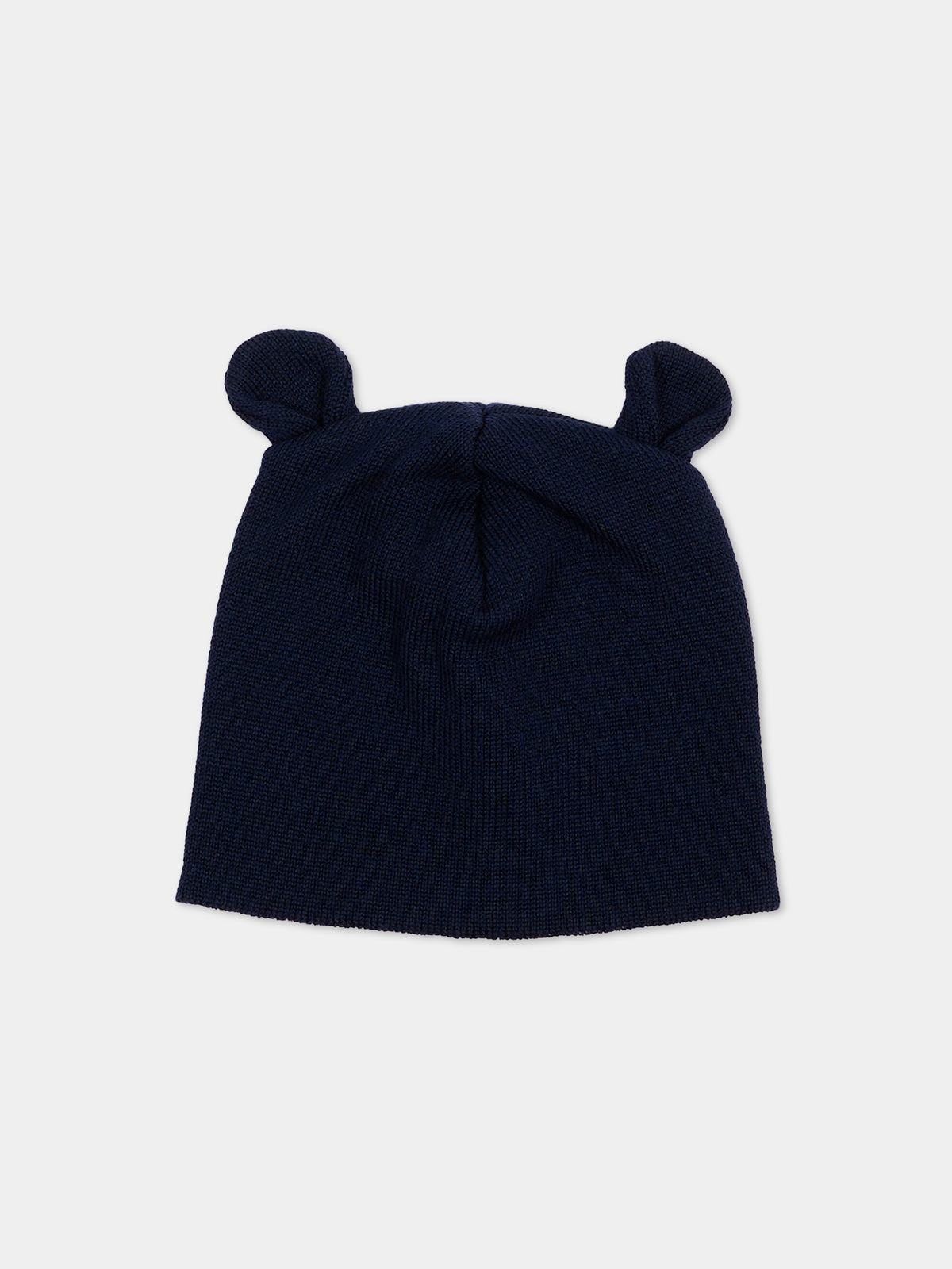 Cappello blu per neonato con orecchie,Little Bear,4103 BLU