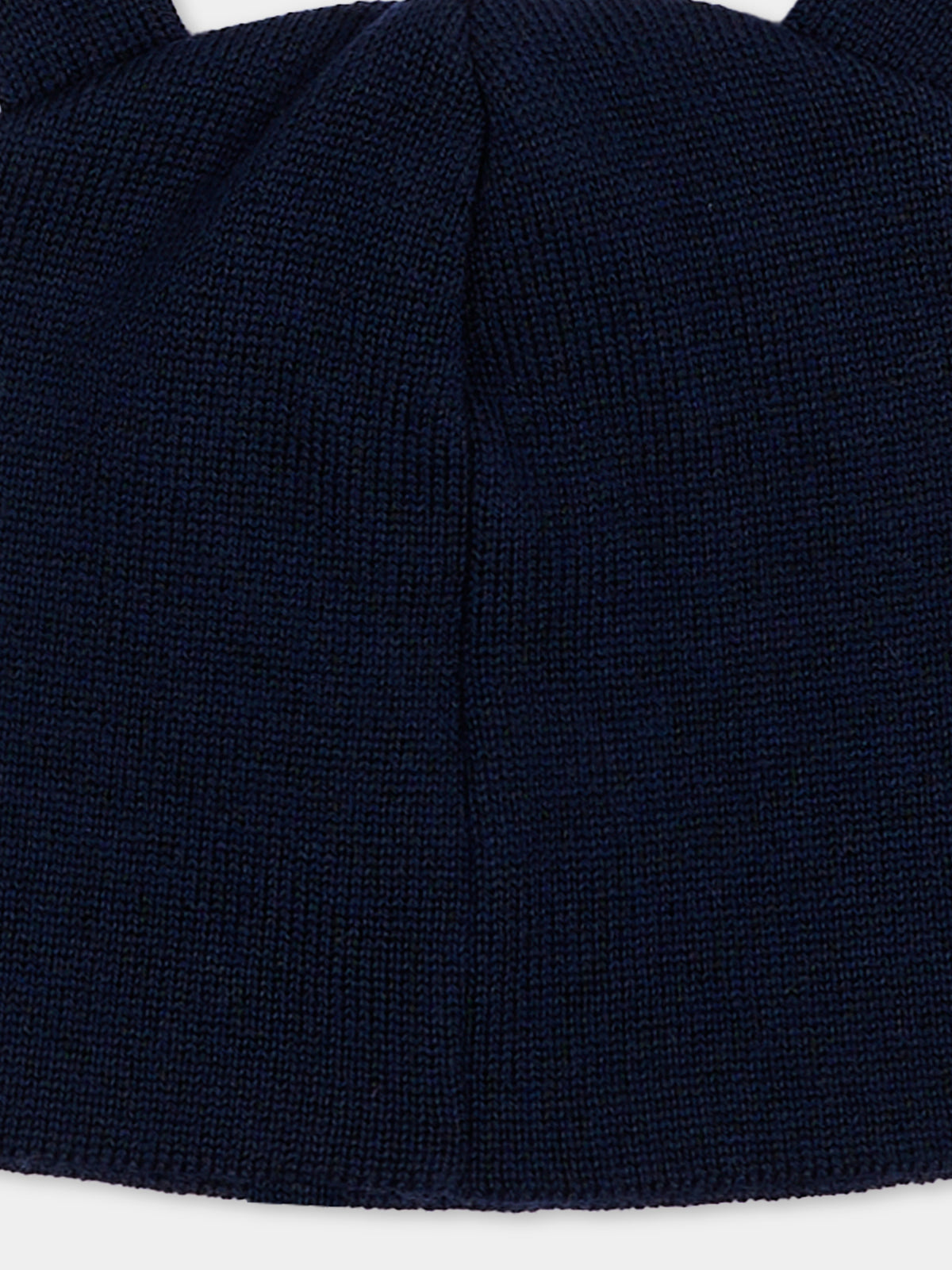 Cappello blu per neonato con orecchie,Little Bear,4103 BLU