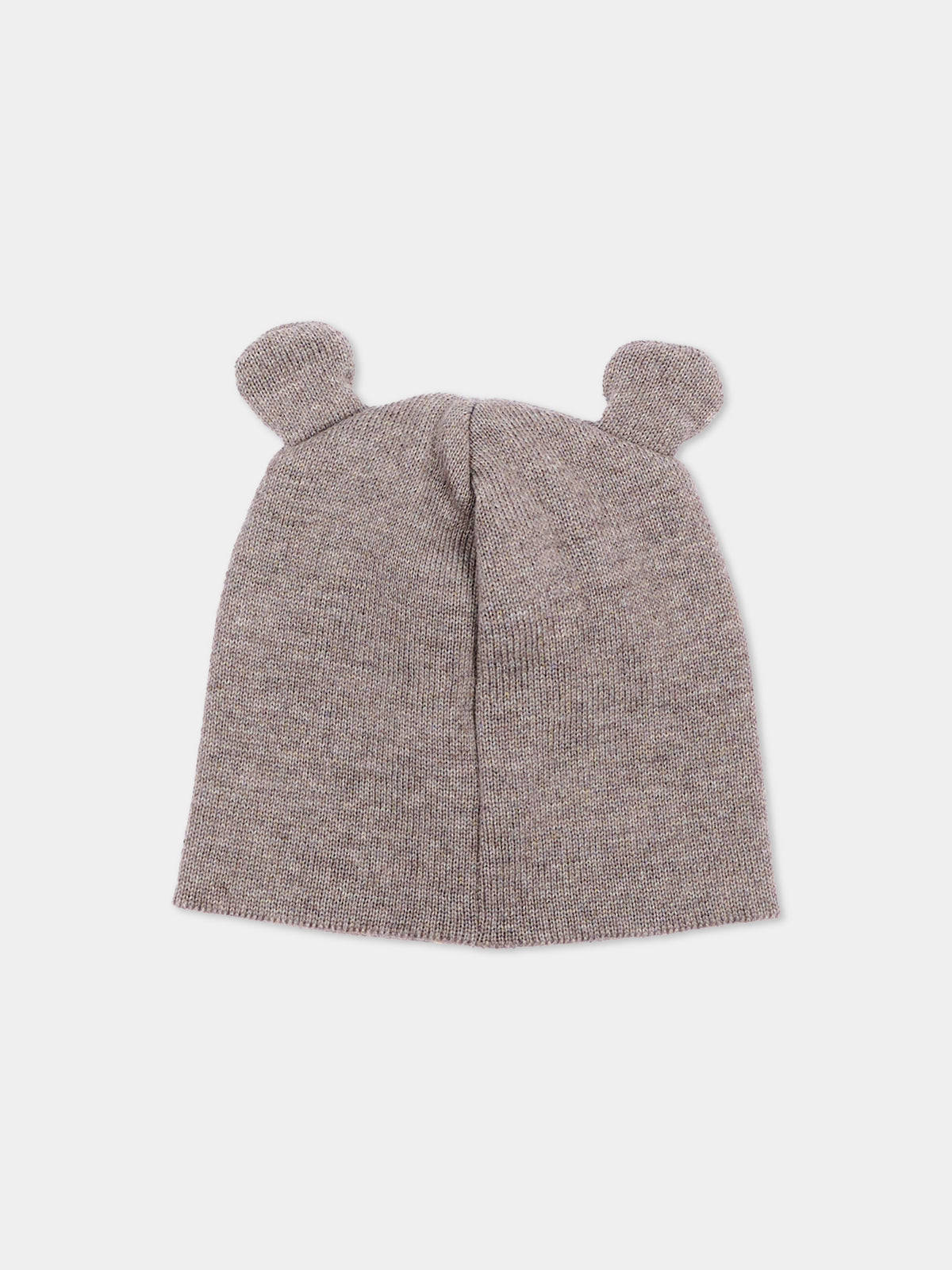 Cappello beige per neonato con orecchie,Little Bear,4103 TORTORA
