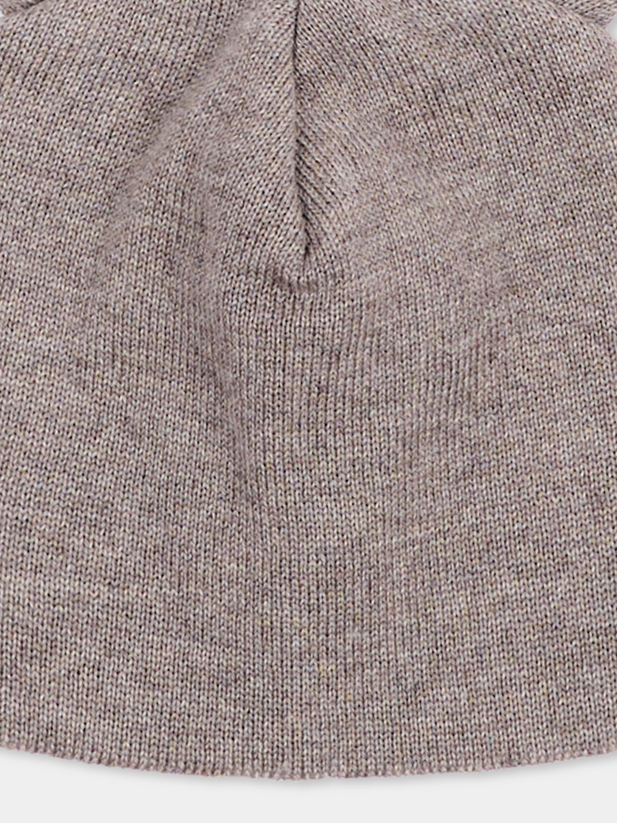 Cappello beige per neonato con orecchie,Little Bear,4103 TORTORA