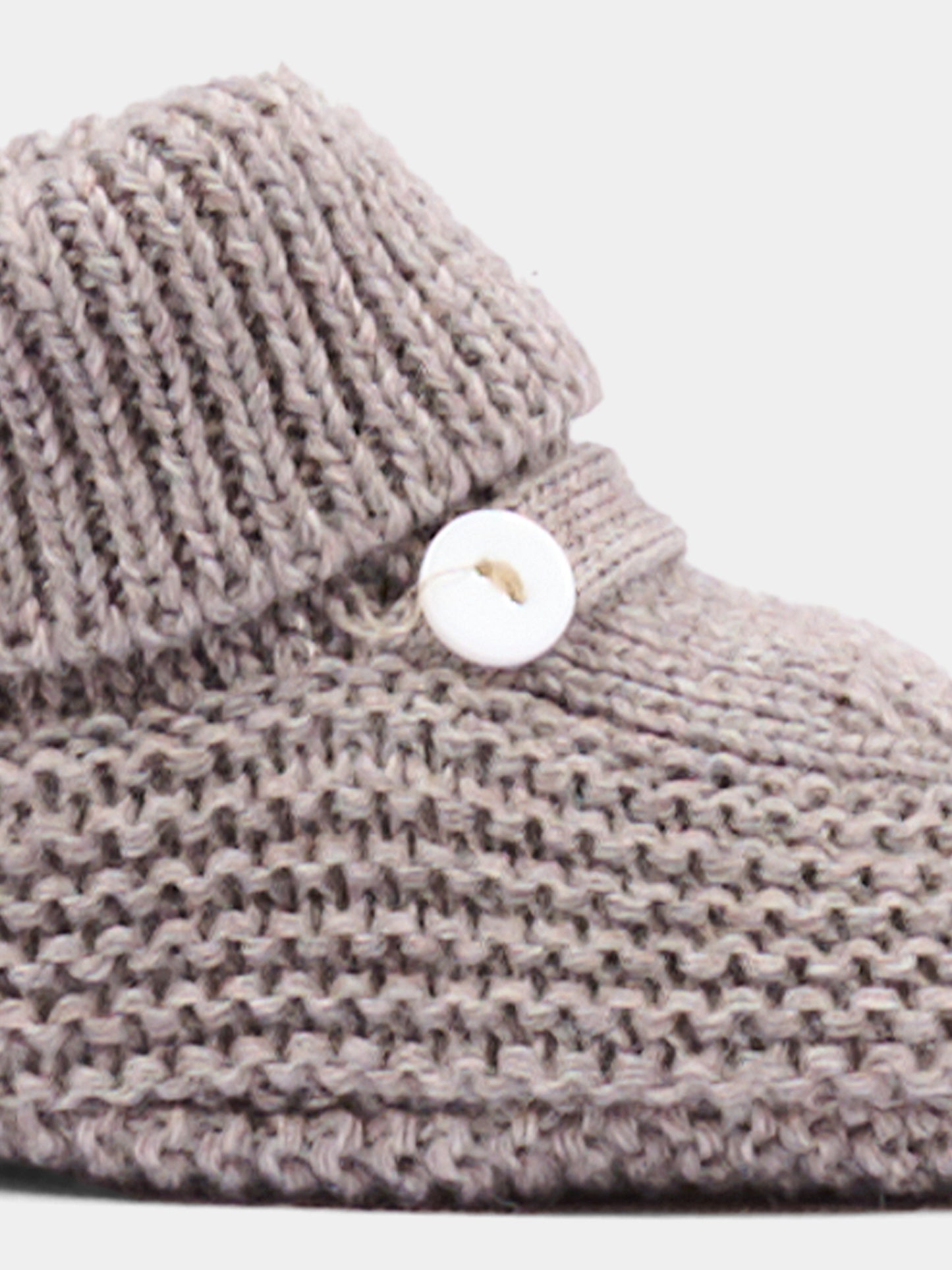 Babbucce beige per neonato tricot,Little Bear,4129 TORTORA