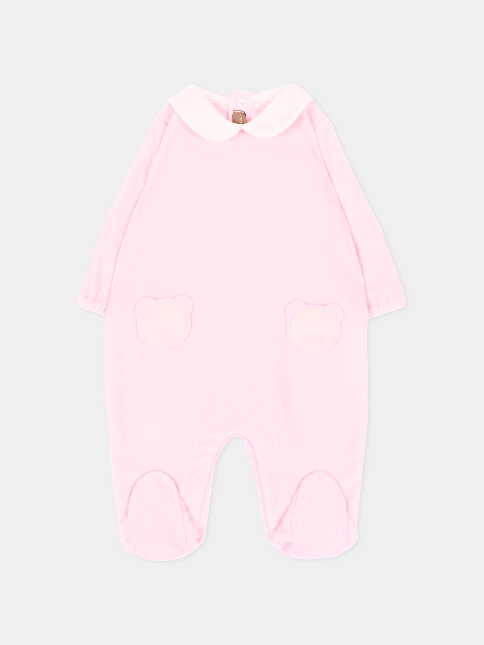 Tutina rosa per neonata con orsetti,Little Bear,4045 ROSA