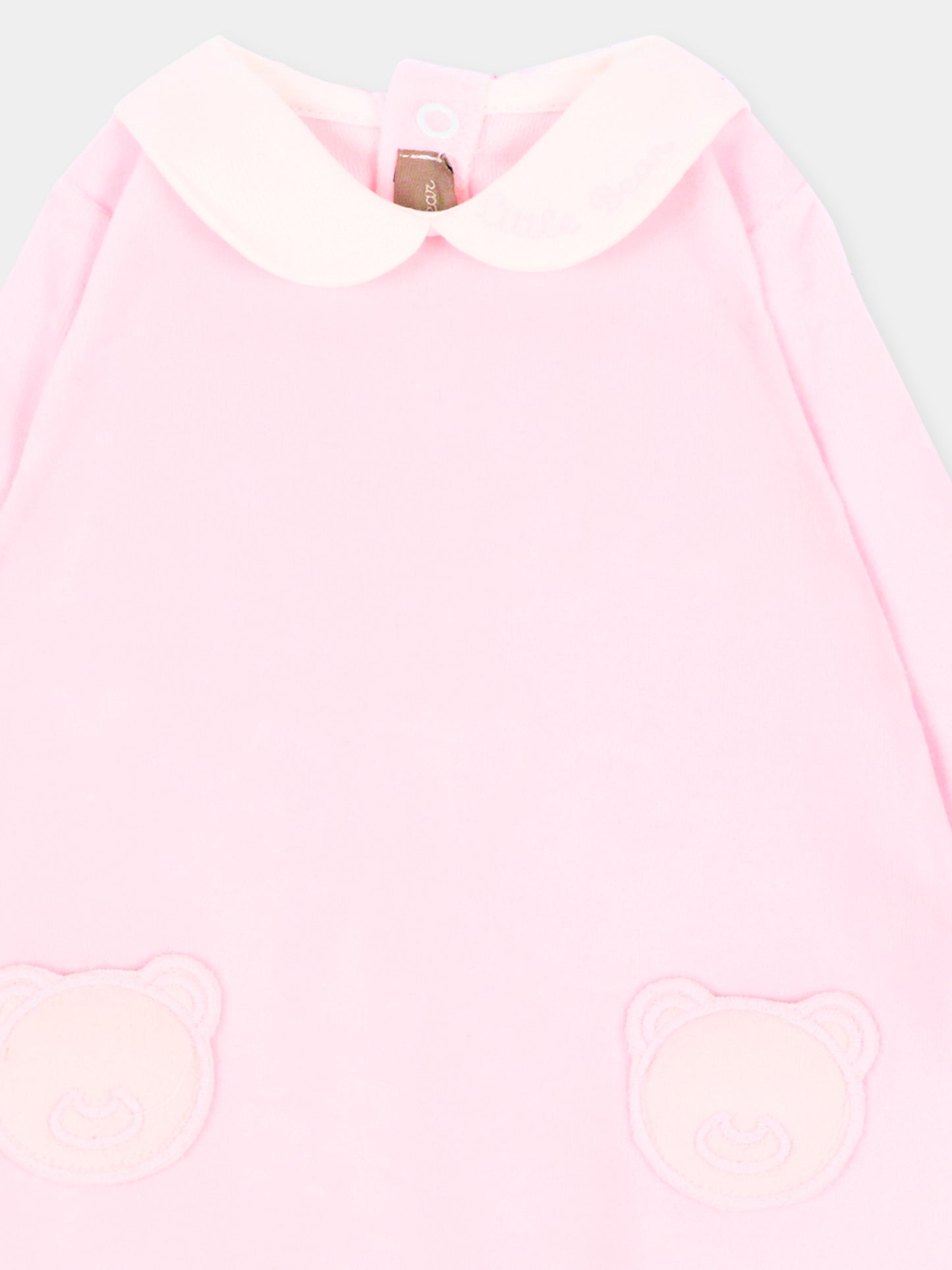 Tutina rosa per neonata con orsetti,Little Bear,4045 ROSA