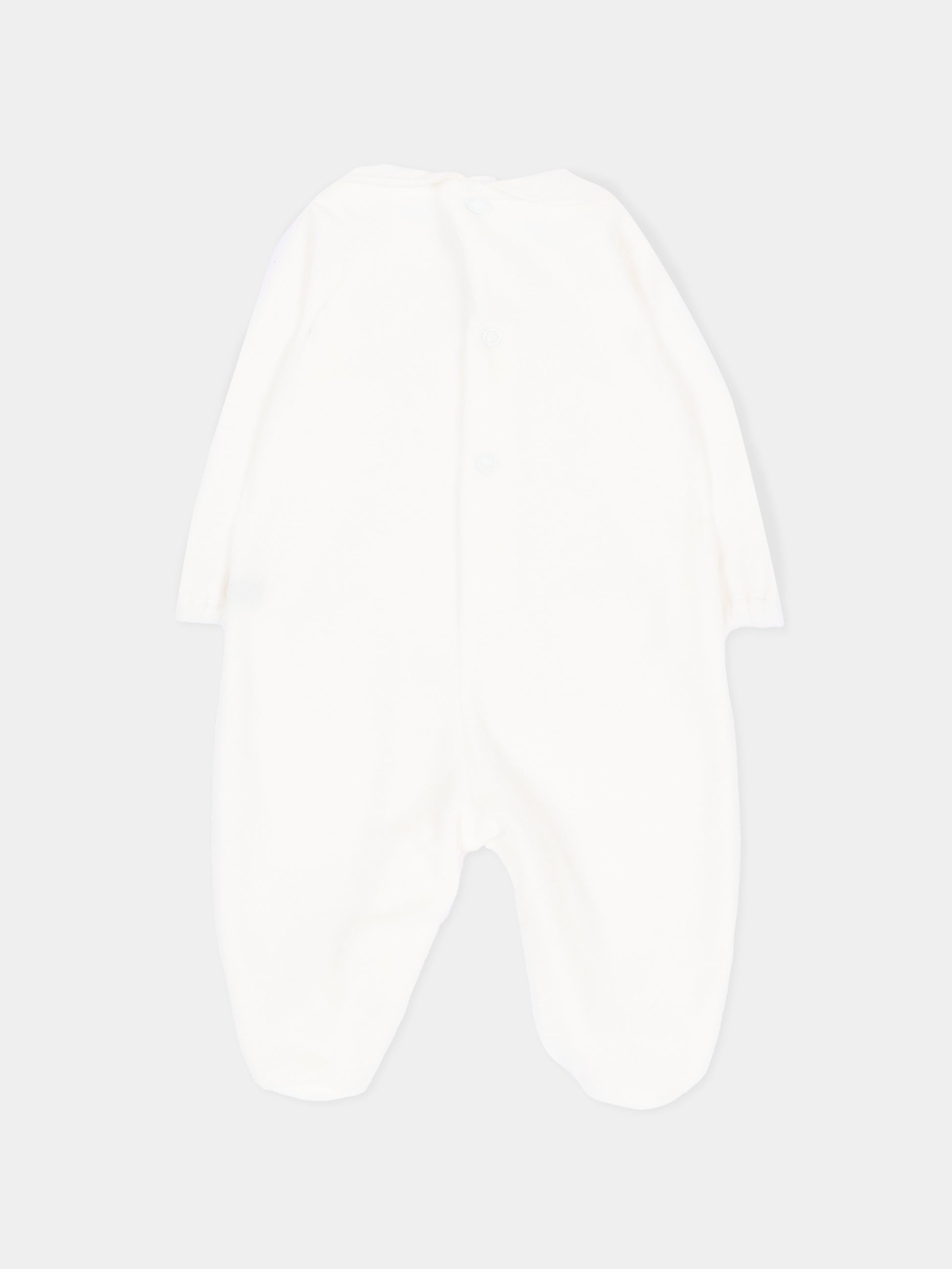Tutina bianca per neonato con orsetti,Little Bear,4045 LATTE/LATTE