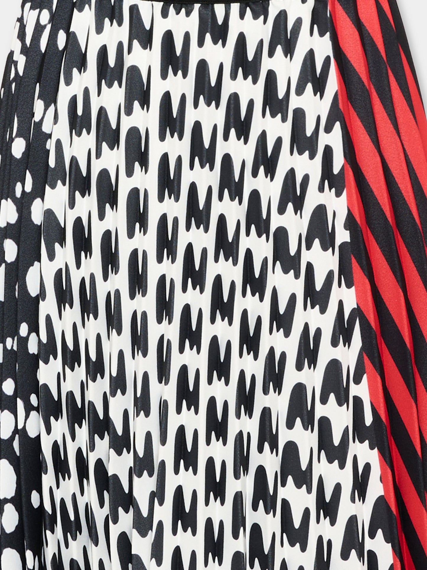 Gonna multicolor per bambina con monogram,Msgm Kids,F5MSJGSK263 140