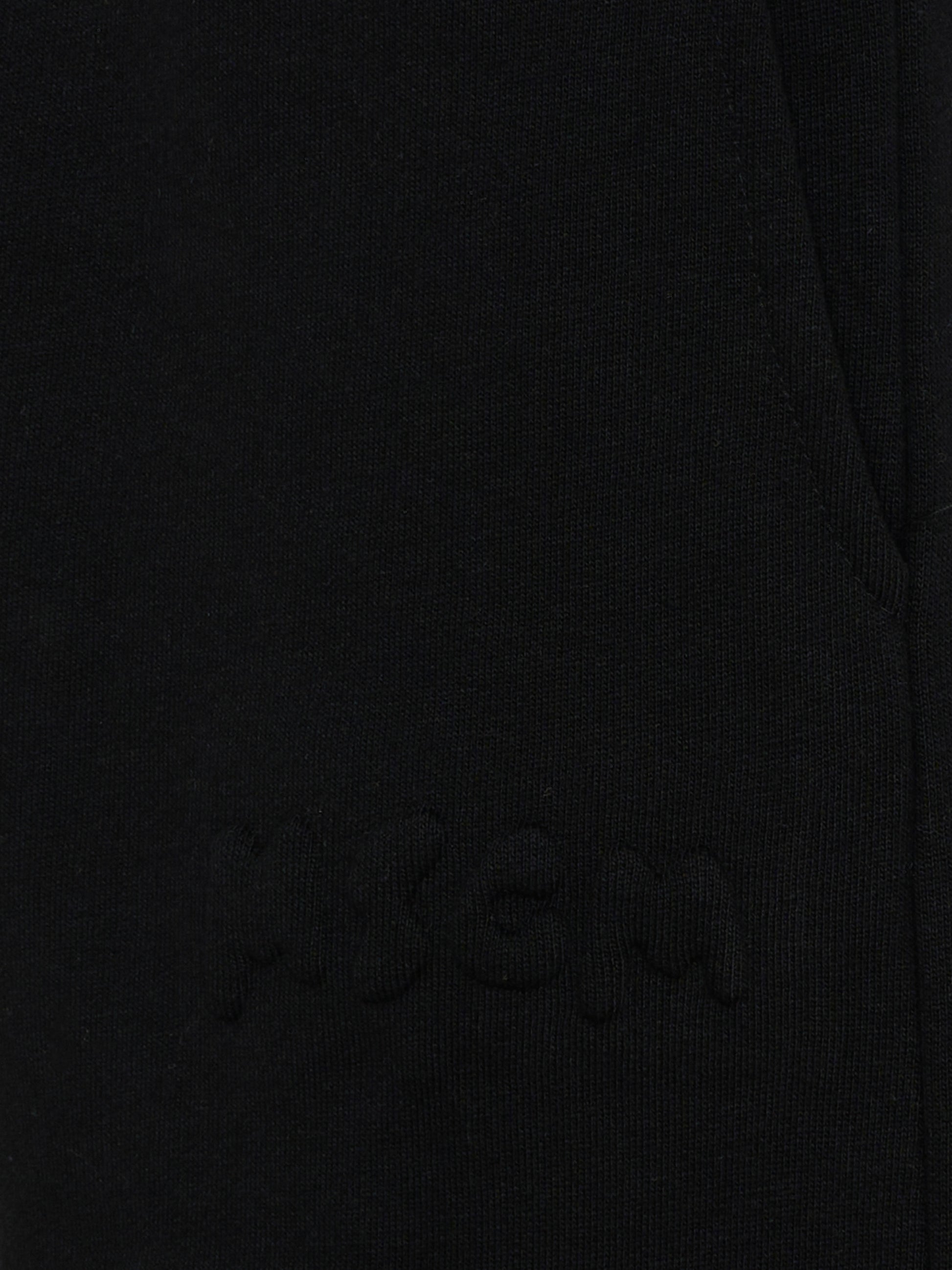 Pantaloni neri per bambina cargo,Msgm Kids,F5MSJUFP025 110