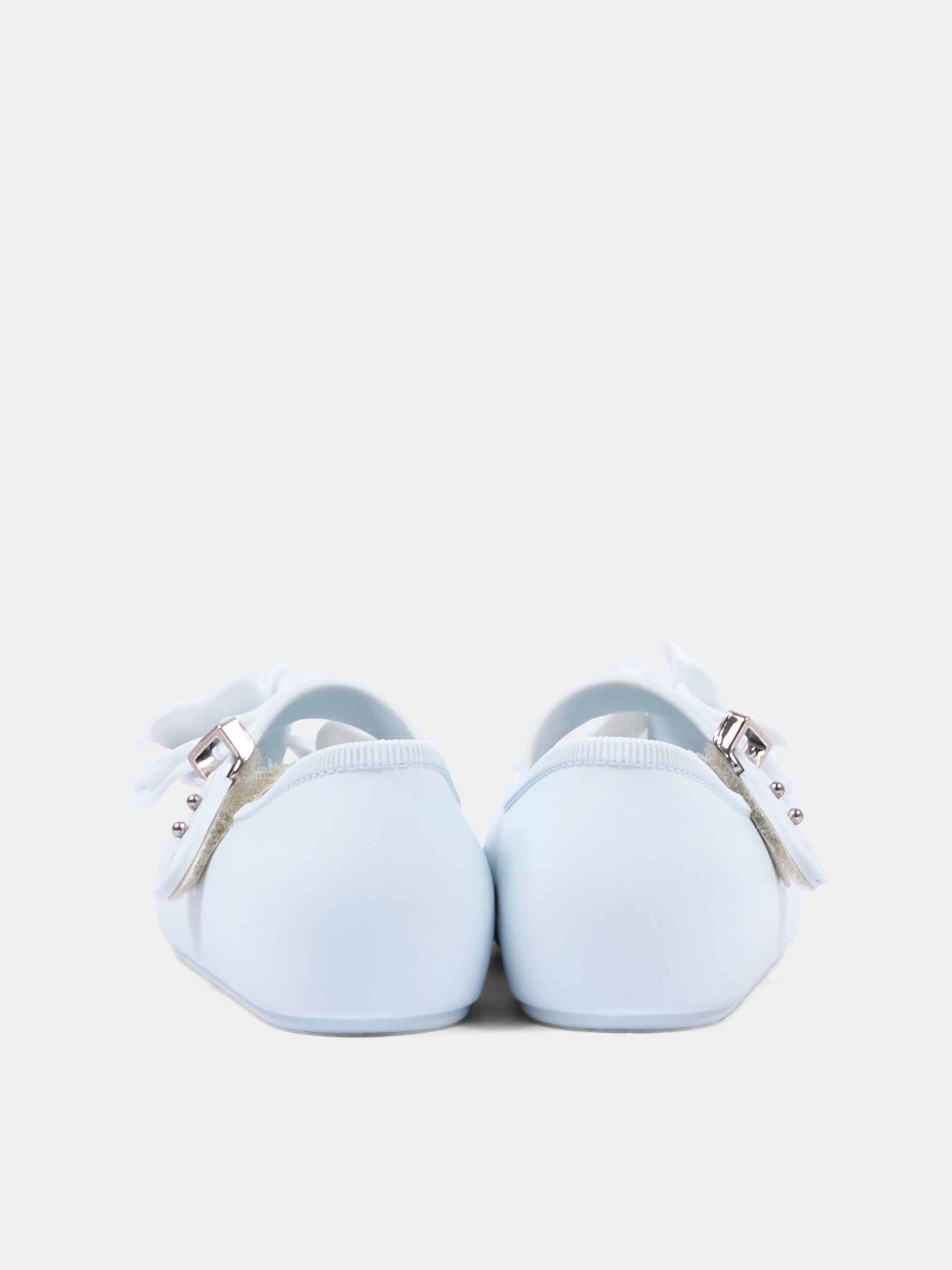Ballerine celesti per bambina con rose,Mini Melissa,S-37823-BO982