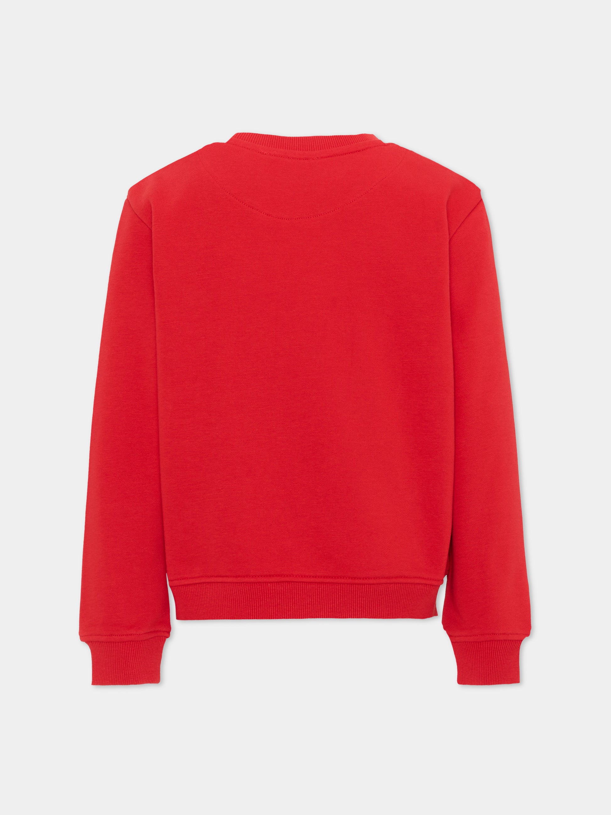 Felpa rossa per bambini con logo,Richmond,RBA26176FE RED RED