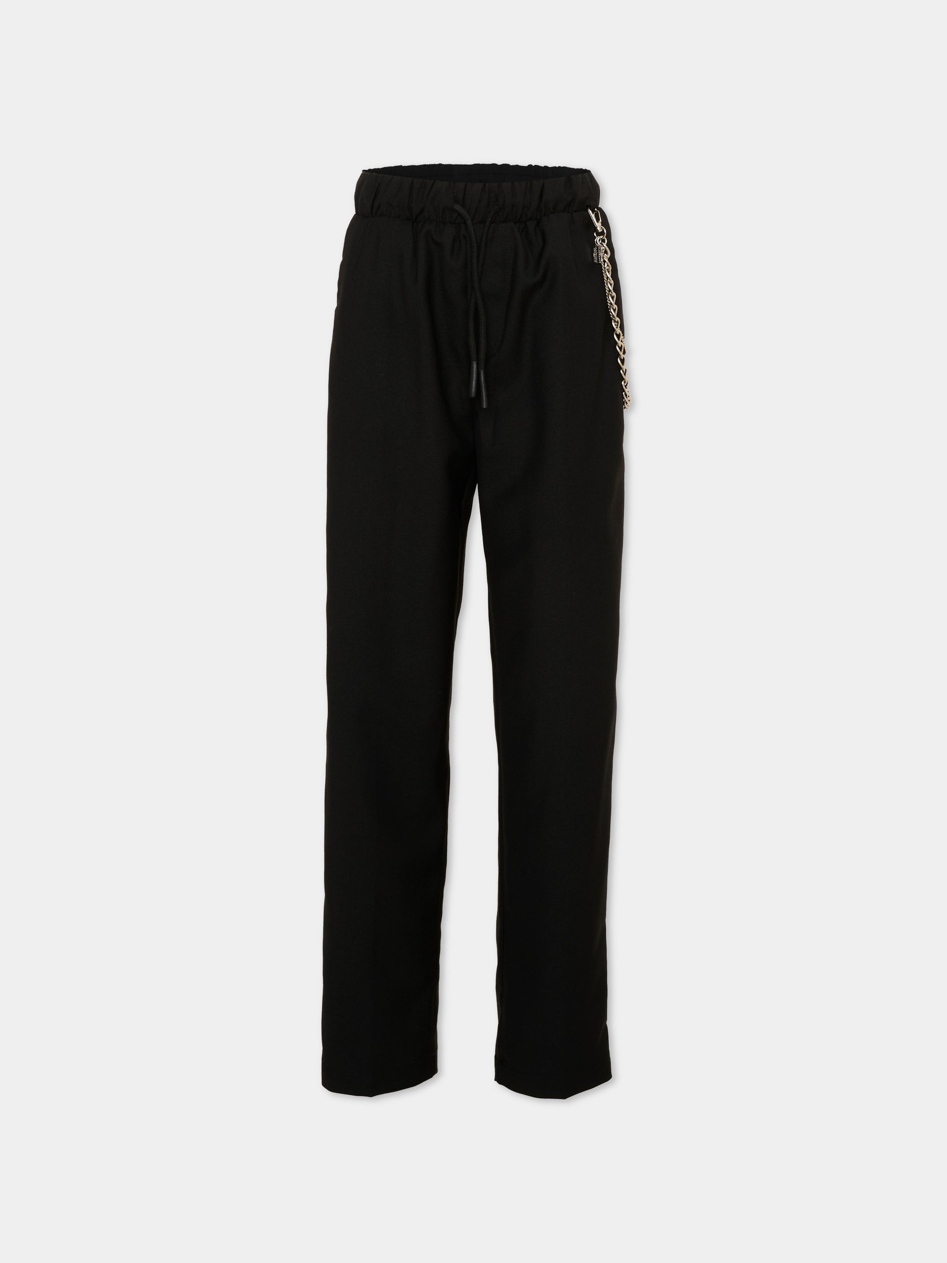 Pantaloni eleganti neri per bambino,Richmond,RBA26126PA BLACK BLACK