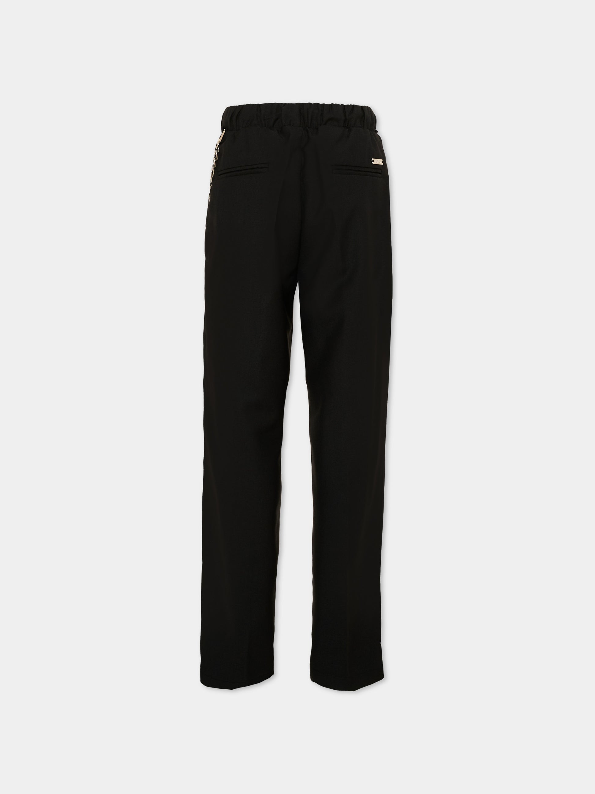 Pantaloni eleganti neri per bambino,Richmond,RBA26126PA BLACK BLACK