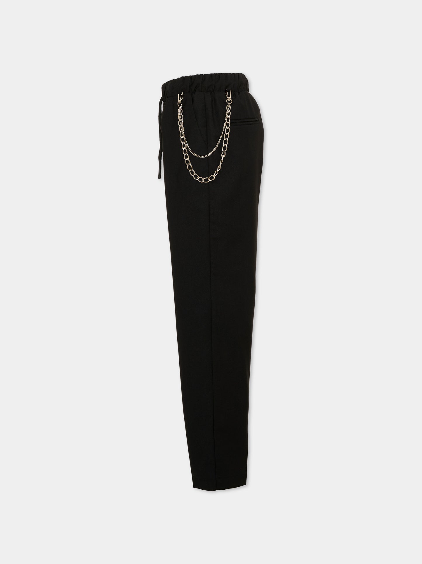 Pantaloni eleganti neri per bambino,Richmond,RBA26126PA BLACK BLACK