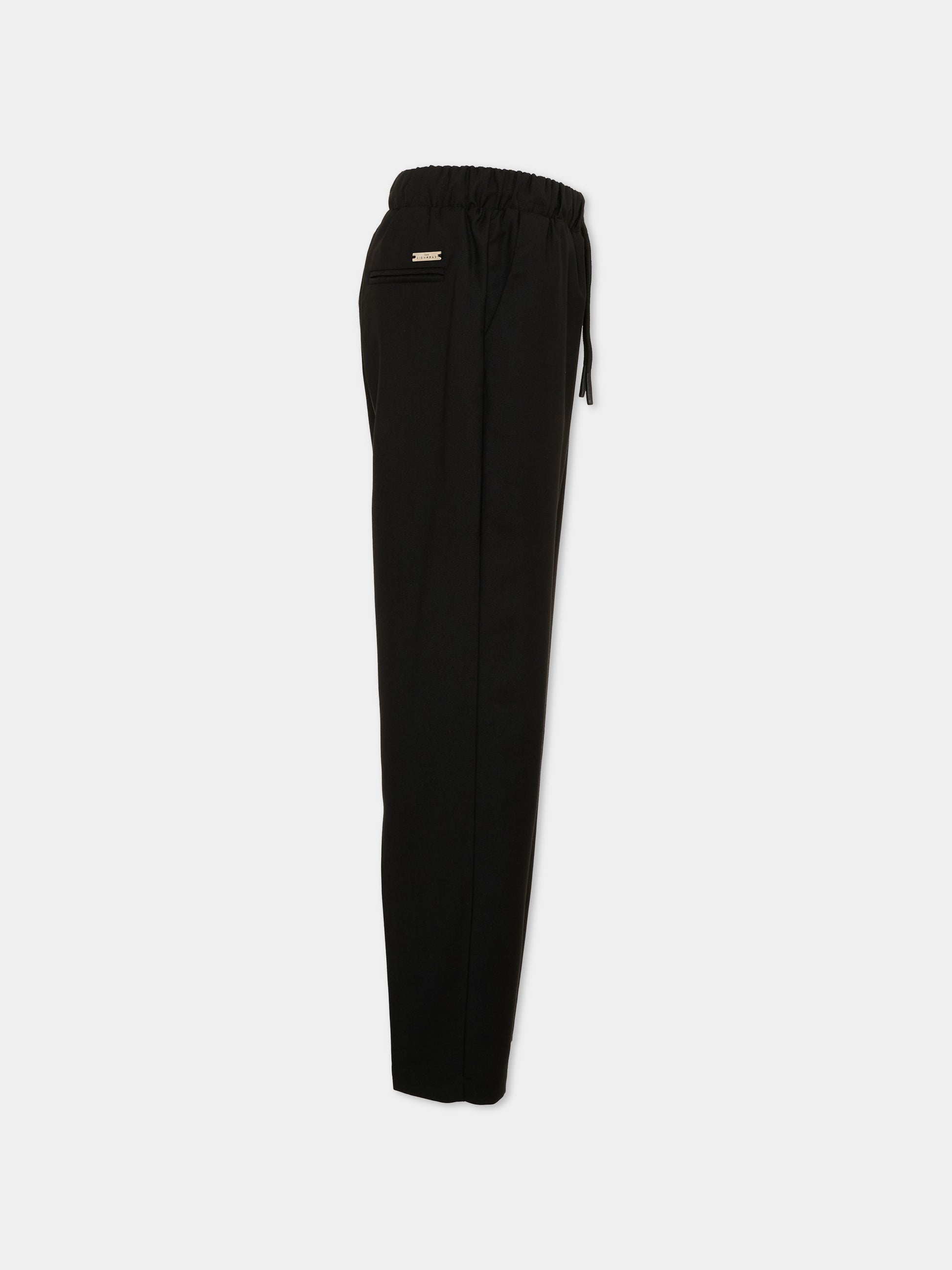 Pantaloni eleganti neri per bambino,Richmond,RBA26126PA BLACK BLACK