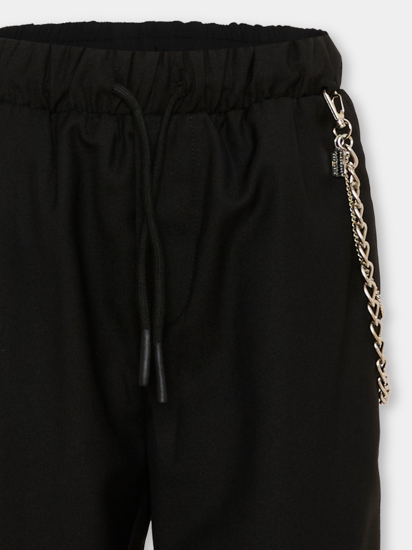 Pantaloni eleganti neri per bambino,Richmond,RBA26126PA BLACK BLACK