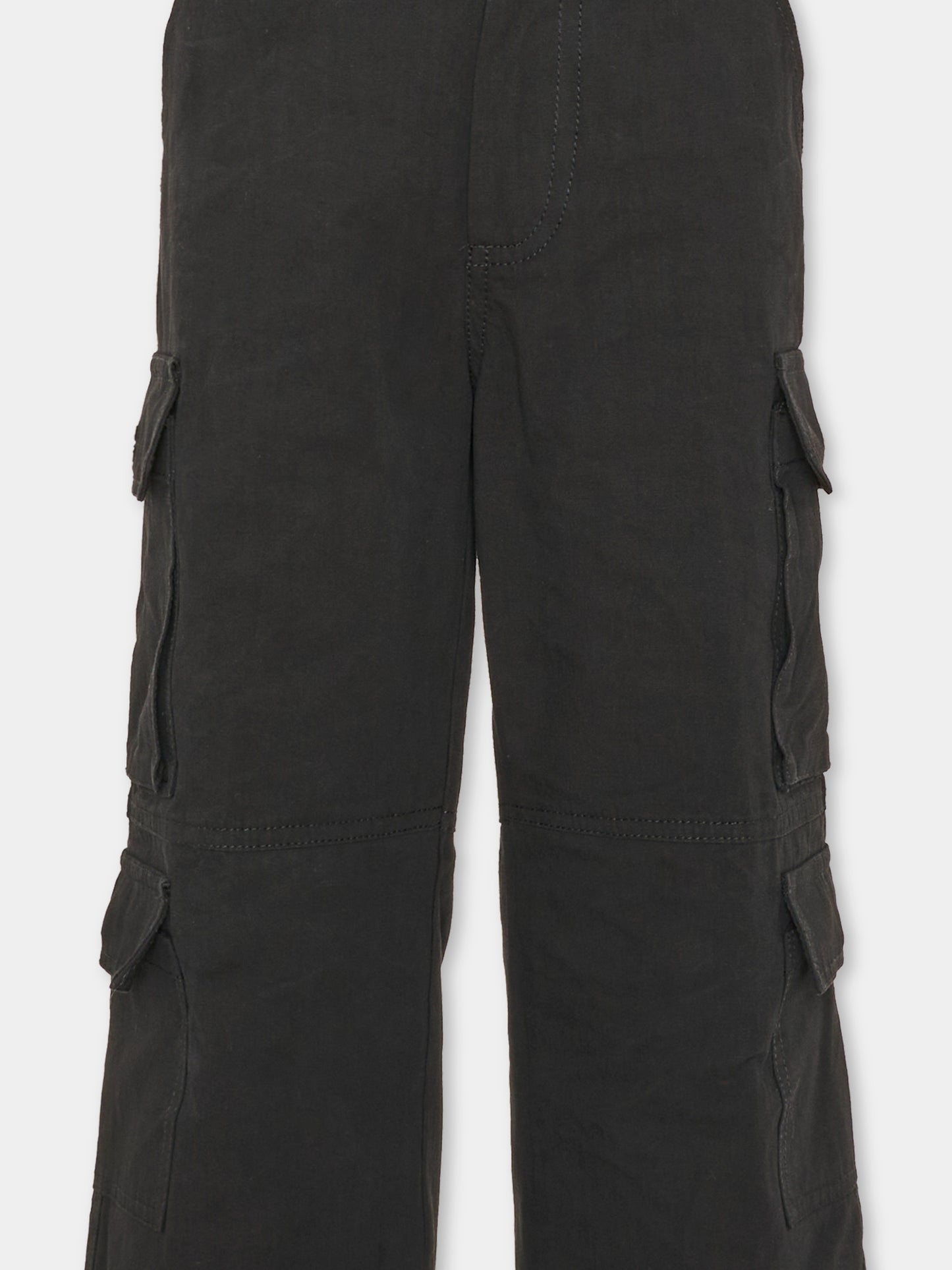 Pantalone nero per bambino cargo,Just Cavalli Kids,JBA26053PA BLACK BLACK