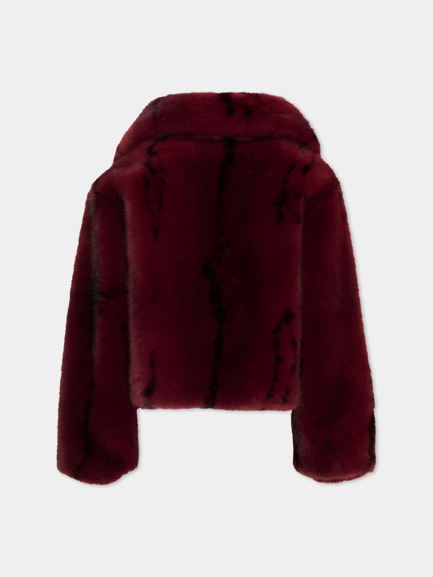 Ecopelliccia bordeaux per bambina,Just Cavalli Kids,JGA26026PL BORDEAUX BORDEAUX