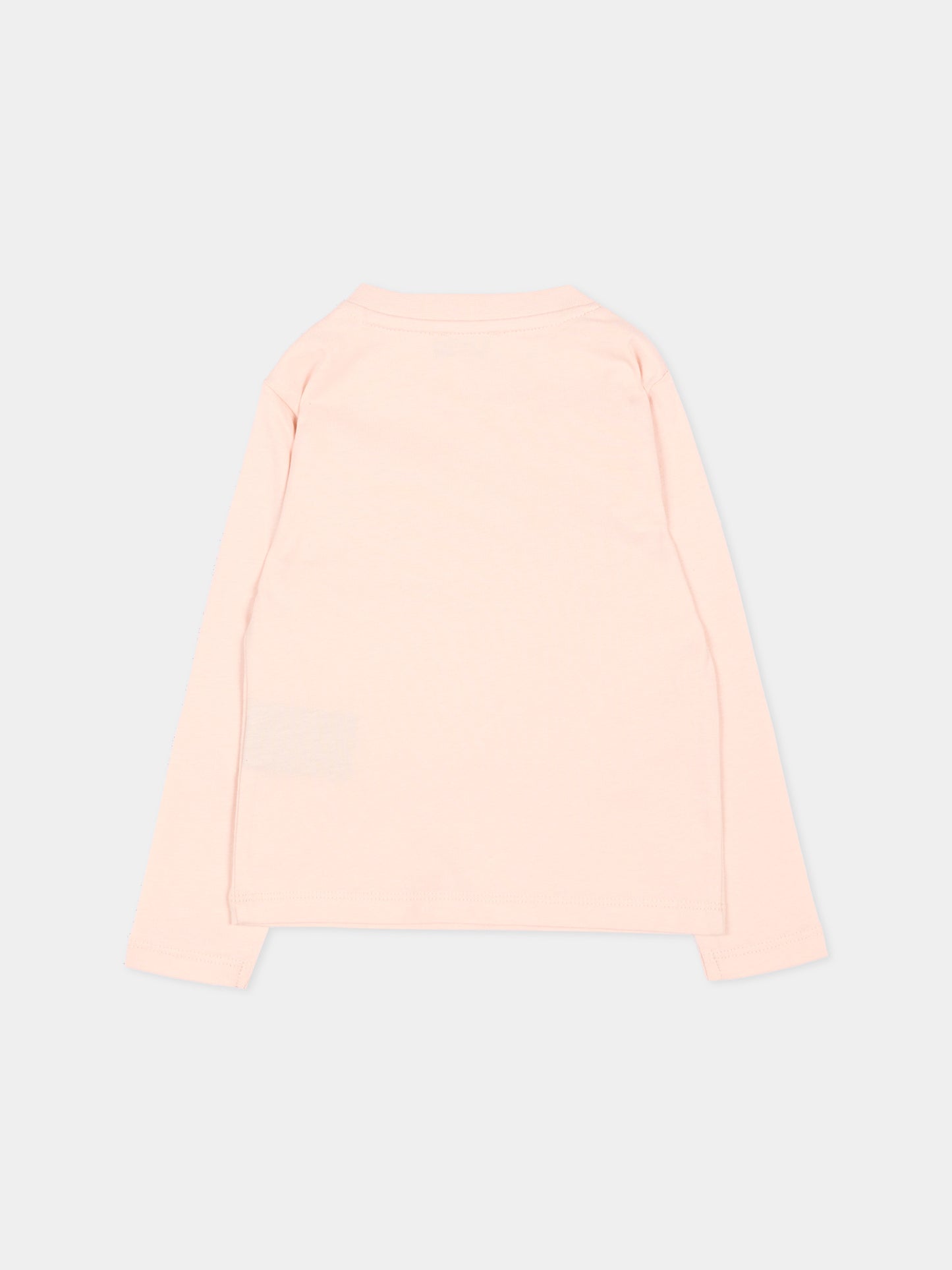 T-shirt rosa per neonata con logo,Trussardi Junior,TIA26025TS BLUSH BLUSH