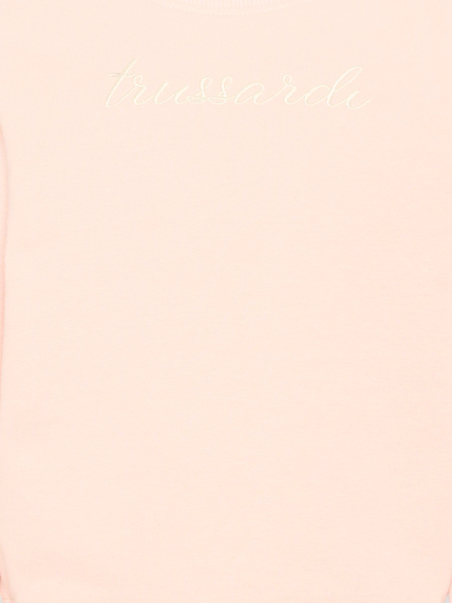 Felpa rosa per bambina con logo,Trussardi Junior,TIA26031FE BLUSH BLUSH