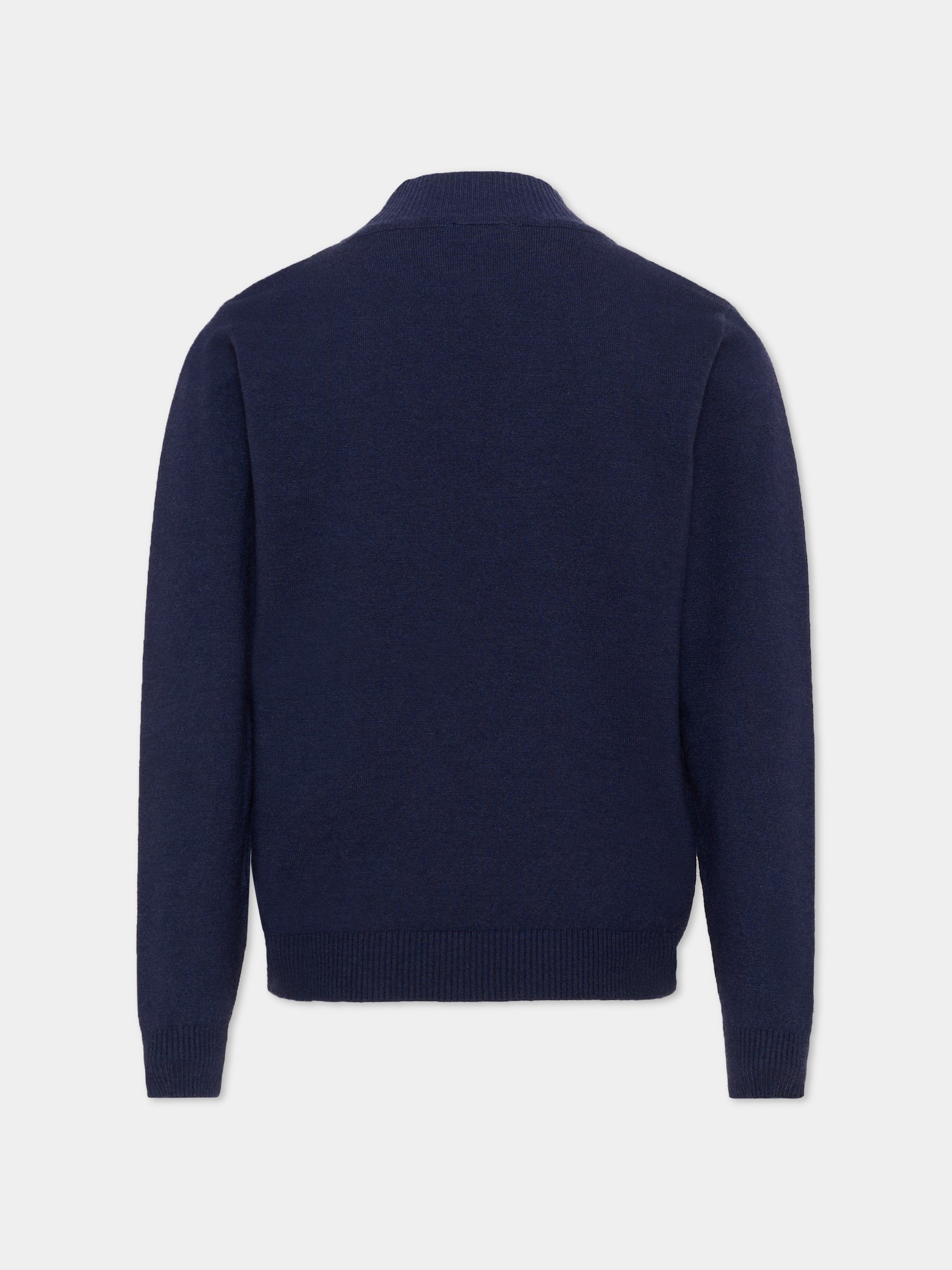 Dolcevita blu per bambino con levriero,Trussardi Junior,TIA26100MA BLUE_NAVAL BLUE NAVAL