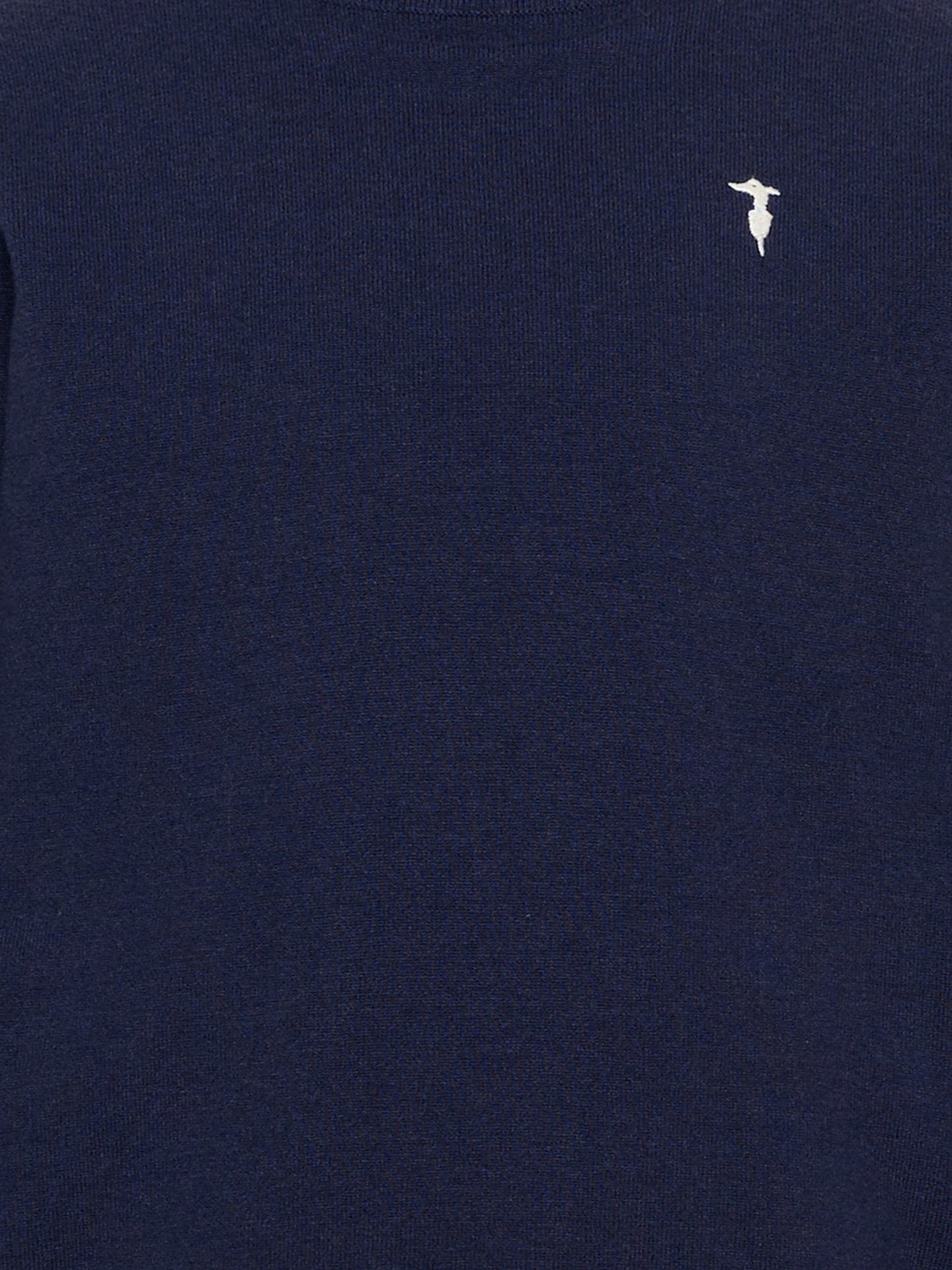 Dolcevita blu per bambino con levriero,Trussardi Junior,TIA26100MA BLUE_NAVAL BLUE NAVAL