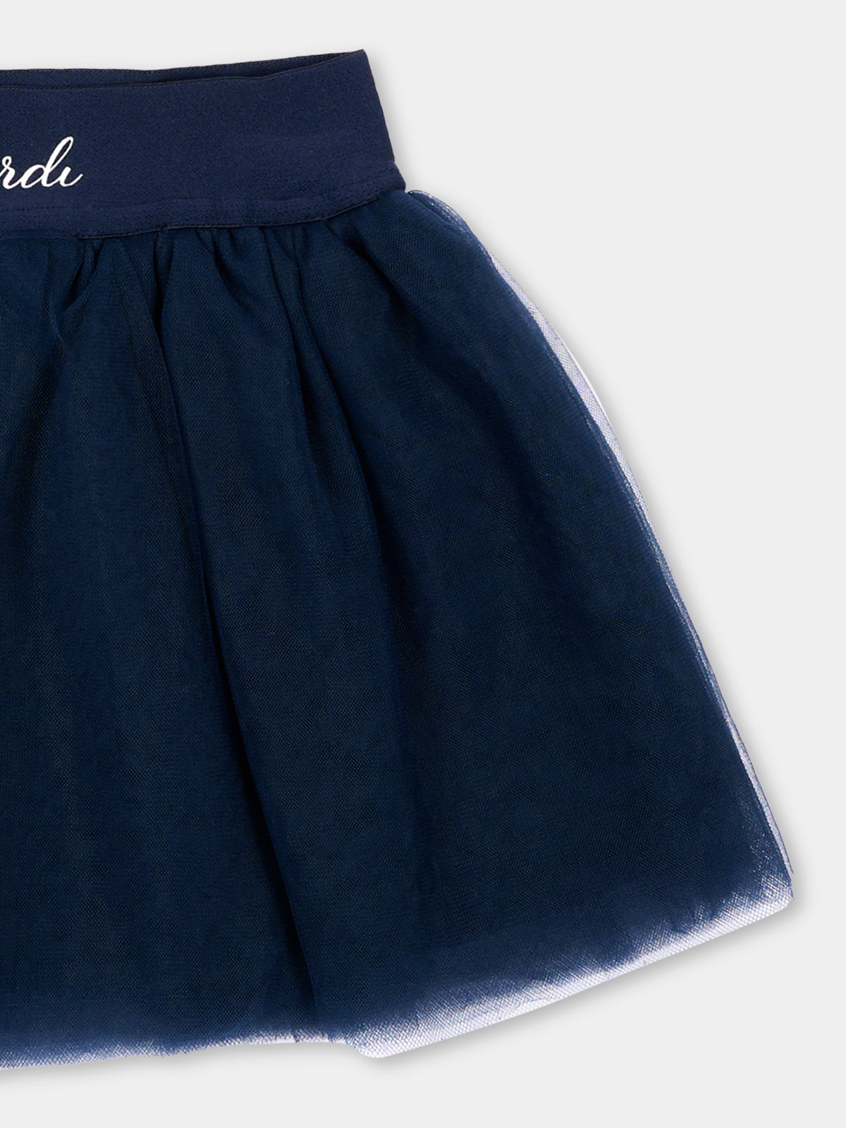 Gonna blu per neonata in tulle,Trussardi Junior,TIA26156GO BLUE_NAVAL BLUE NAVAL
