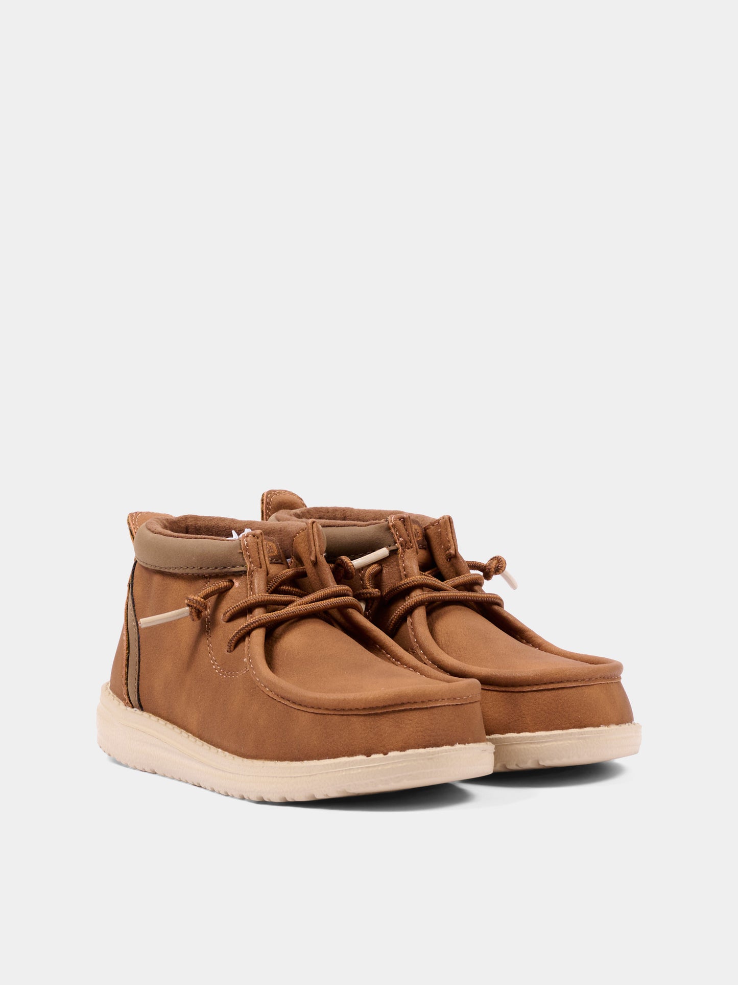 Sneakers marroni per bambino,Hey Dude,44224 2DU HDY2