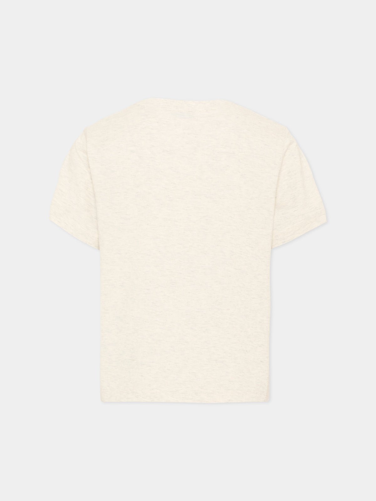 T-shirt beige per bambini con logo,Burberry Kids,8131596 A4807