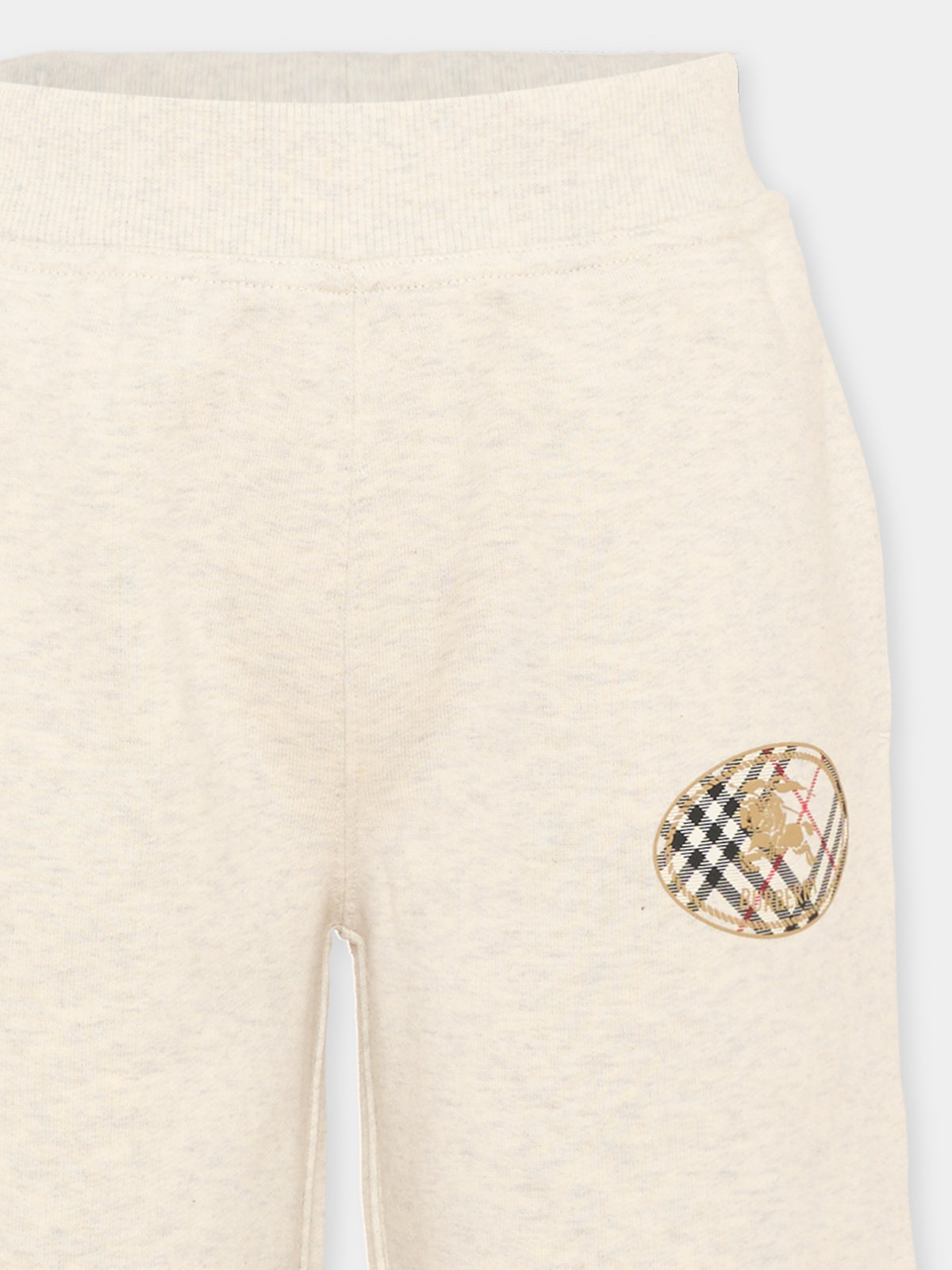 Pantalone beige per bambina con logo,Burberry Kids,8131600 A4807