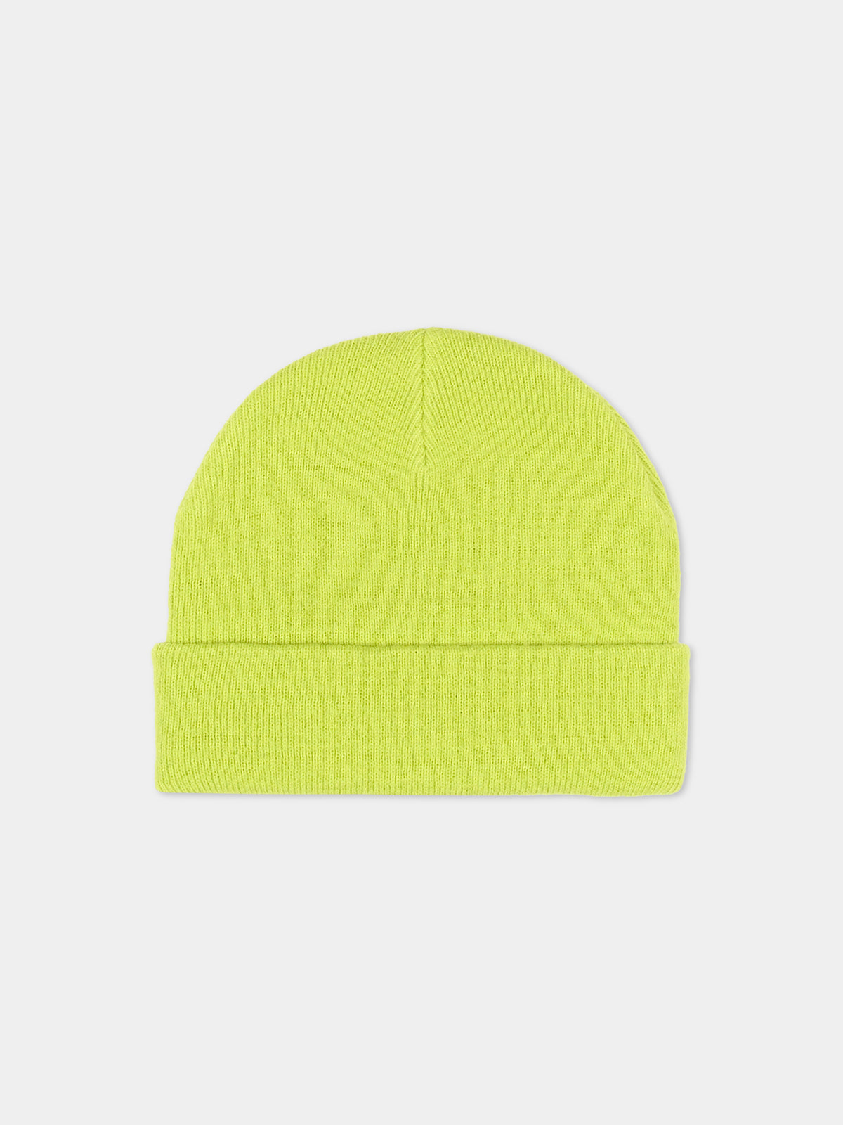Berretto verde lime con logo per bambino,Roarsome,LIME BEANIES