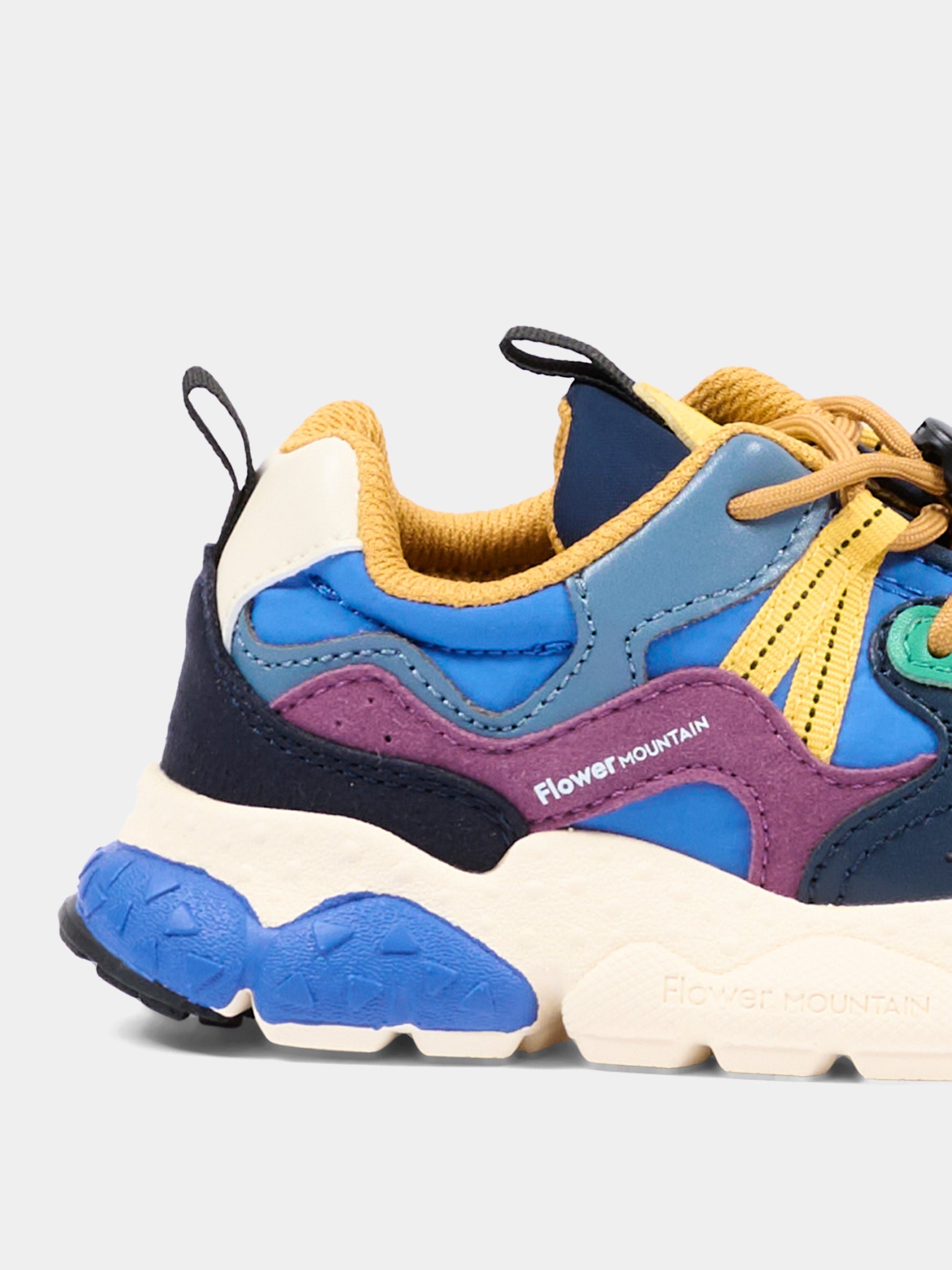 Sneakers multicolor per bambino,Flower Mountain,001 2015497 21 1B10