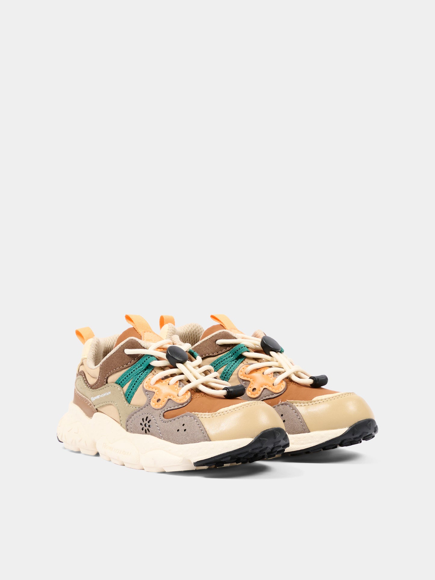 Sneakers multicolor per bambino,Flower Mountain,001 2015497 21 1E87