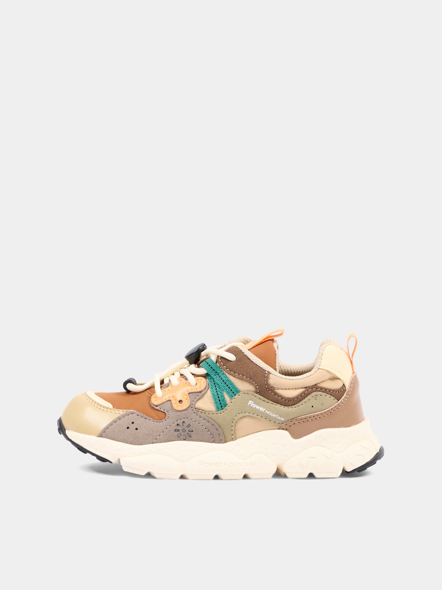 Sneakers multicolor per bambino,Flower Mountain,001 2015497 21 1E87