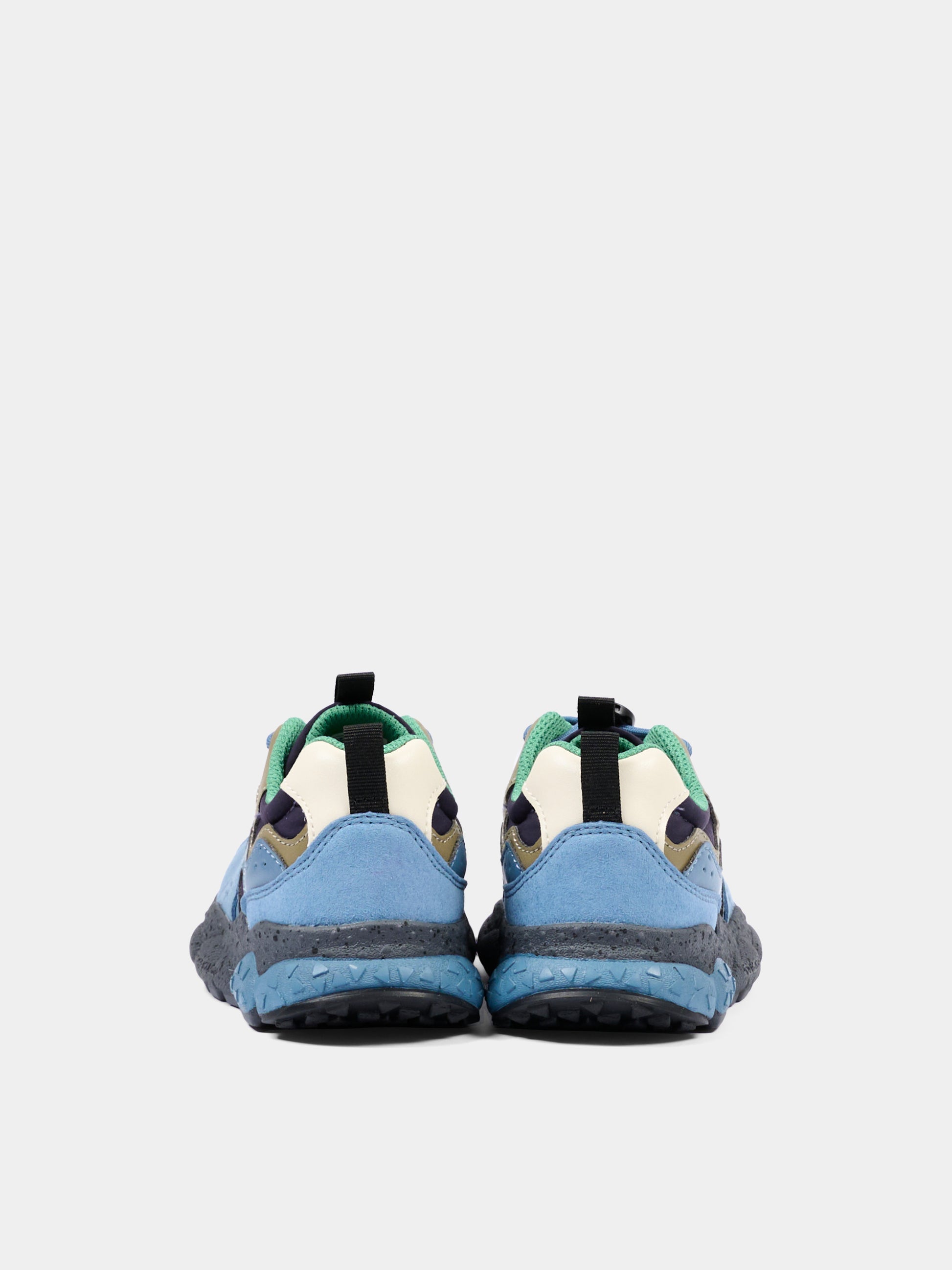 Sneakers azzurre per bambino,Flower Mountain,001 2015497 22 3C67
