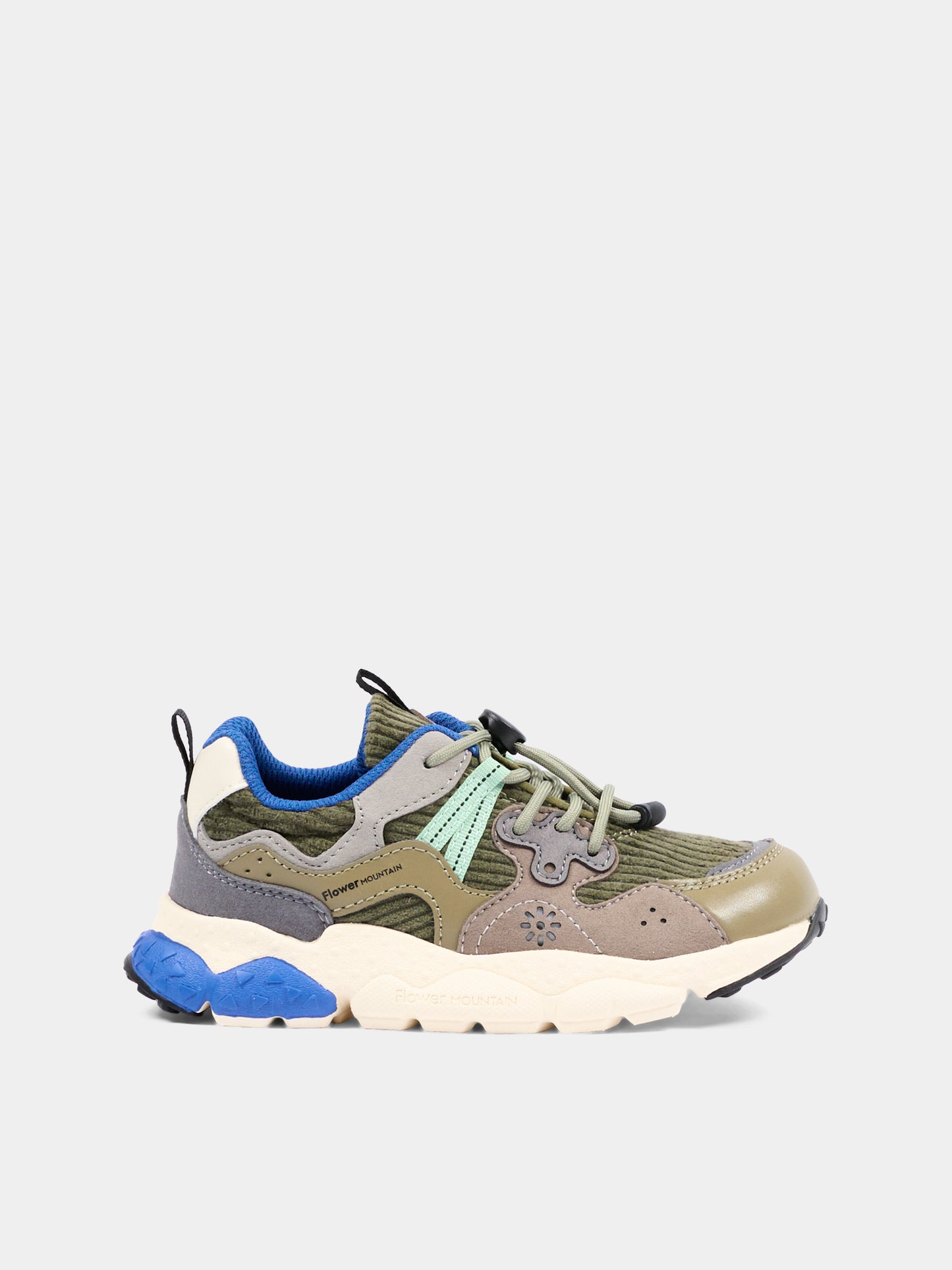 Sneakers multicolor per bambino,Flower Mountain,001 2015497 51 3F49