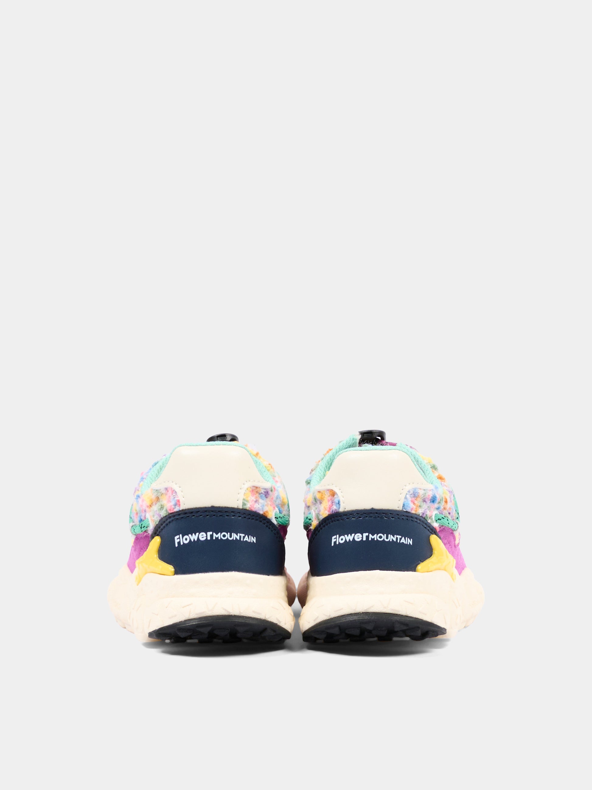 Sneakers multicolor per bambina,Flower Mountain,001 2015499 37 1C23