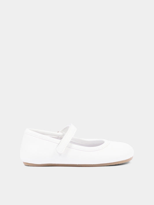 Ballerine bianche per bambina,Pisamonas,1815 BLANCO