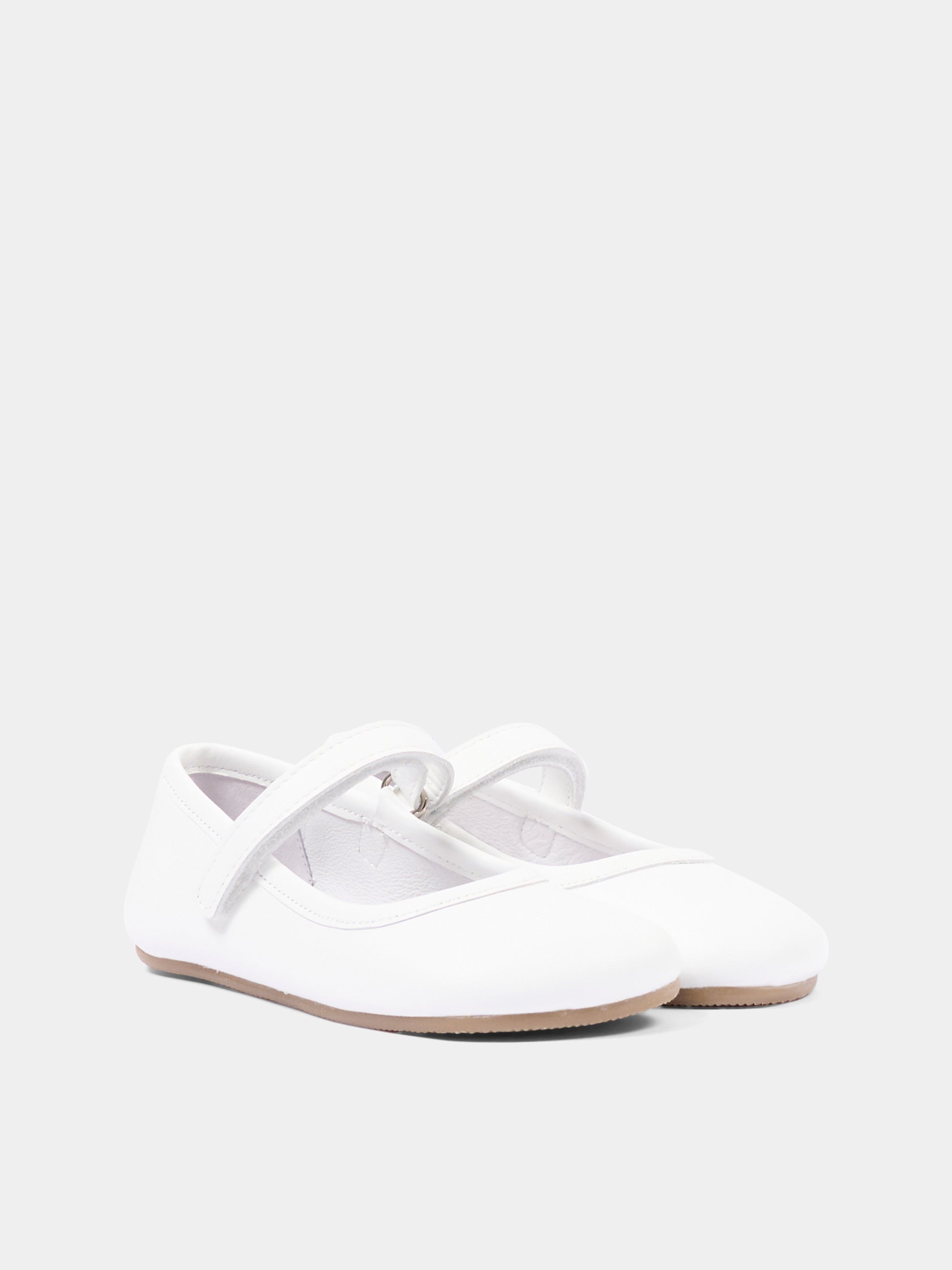 Ballerine bianche per bambina,Pisamonas,1815 BLANCO
