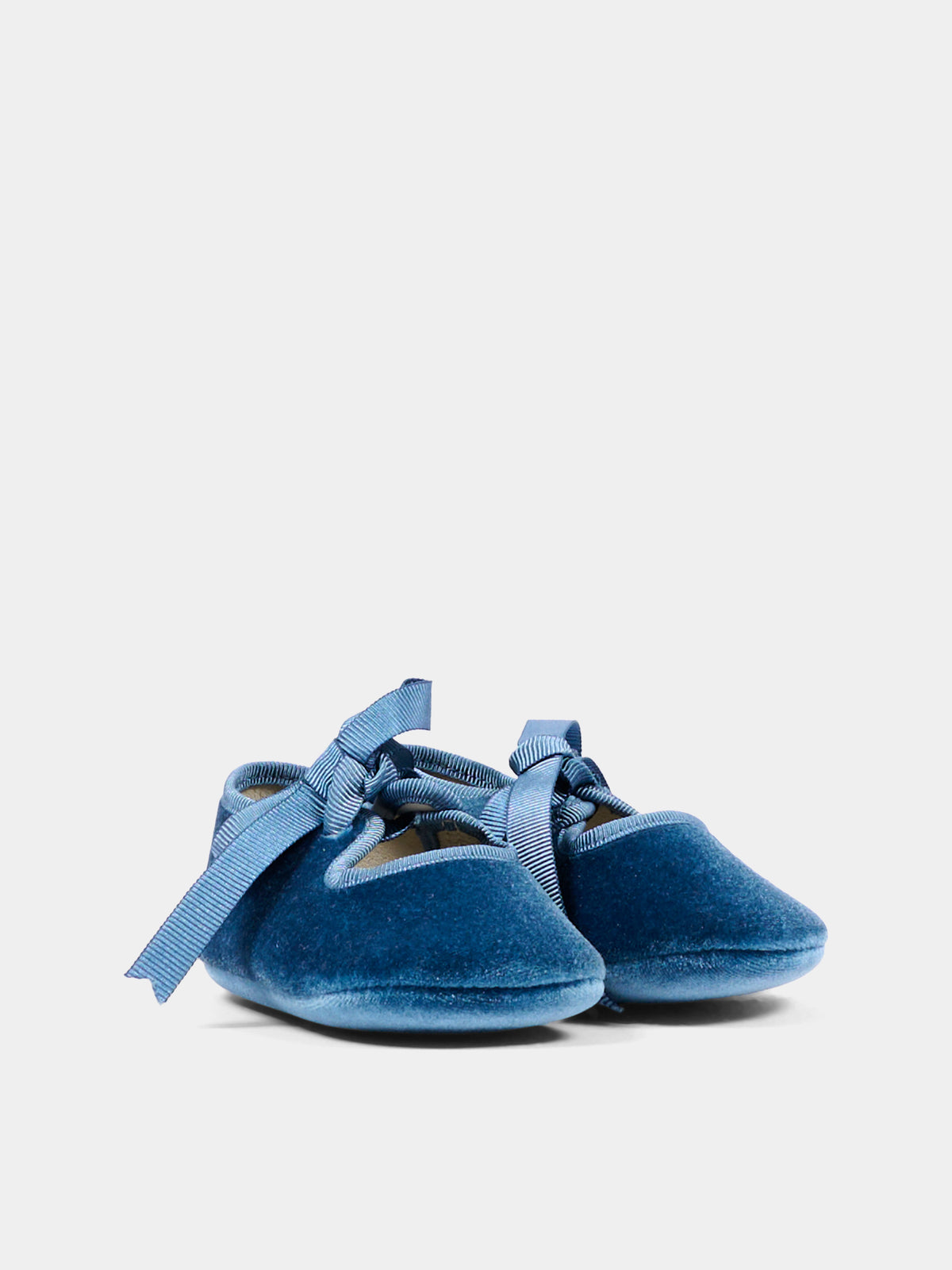 Ballerine azzurre per neonata con fiocco,Pisamonas,1468 AZUL FRANCIA