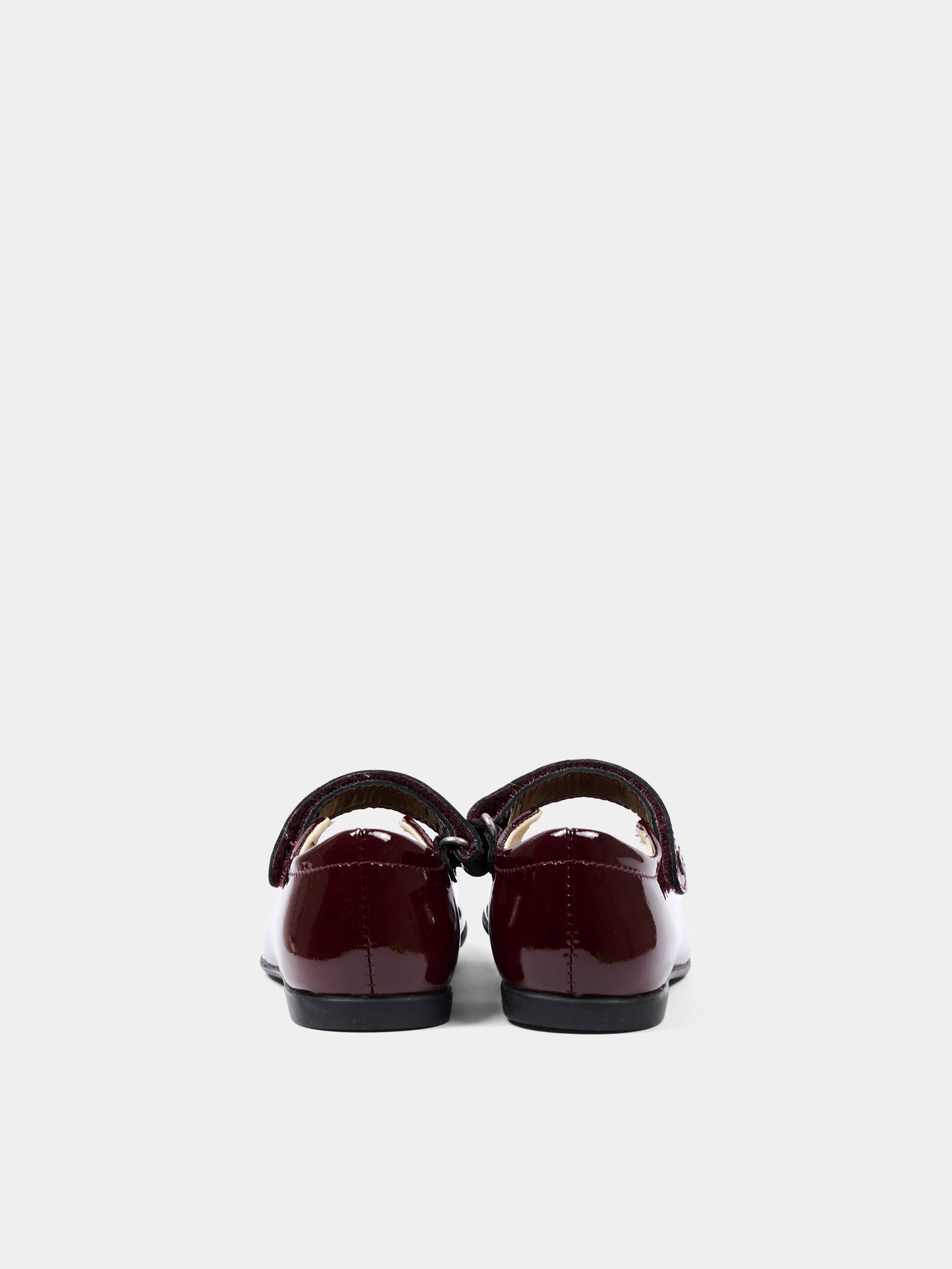 Ballerine bordeaux per bambina lucide,Naturino,001 2014859 04 0H02