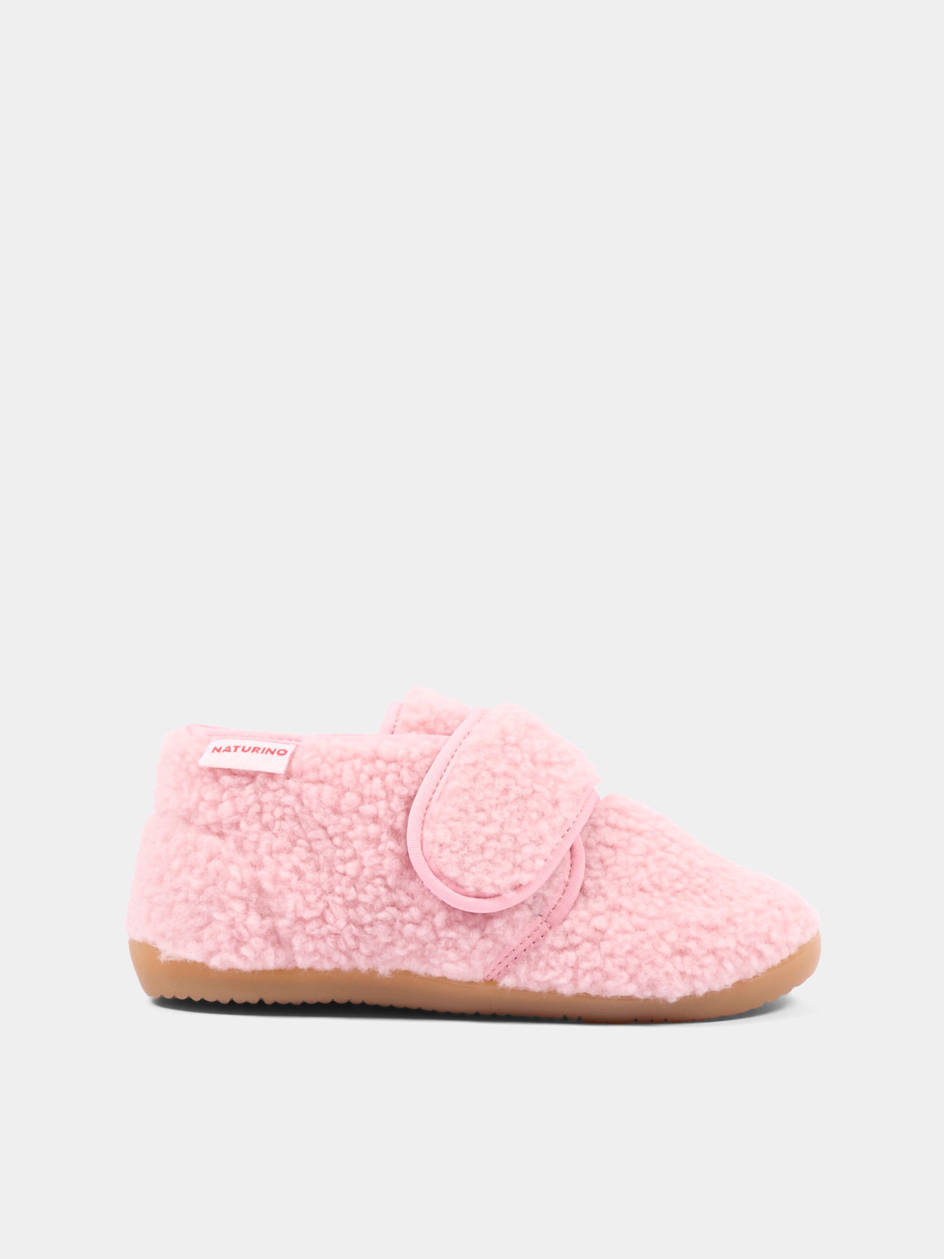 Pantofole rosa per neonata,Naturino,001 4000673 55 0M02