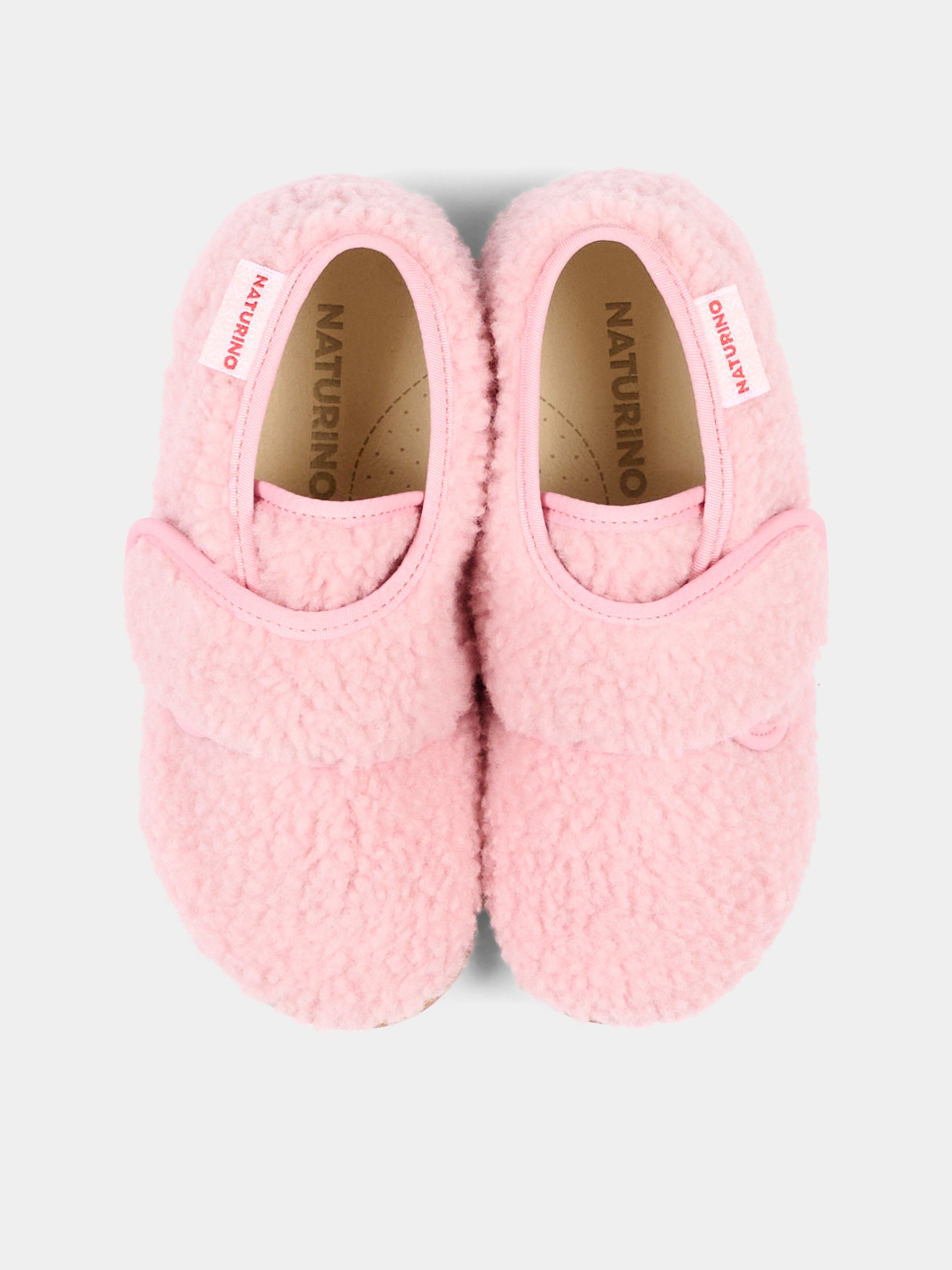 Pantofole rosa per neonata,Naturino,001 4000673 55 0M02