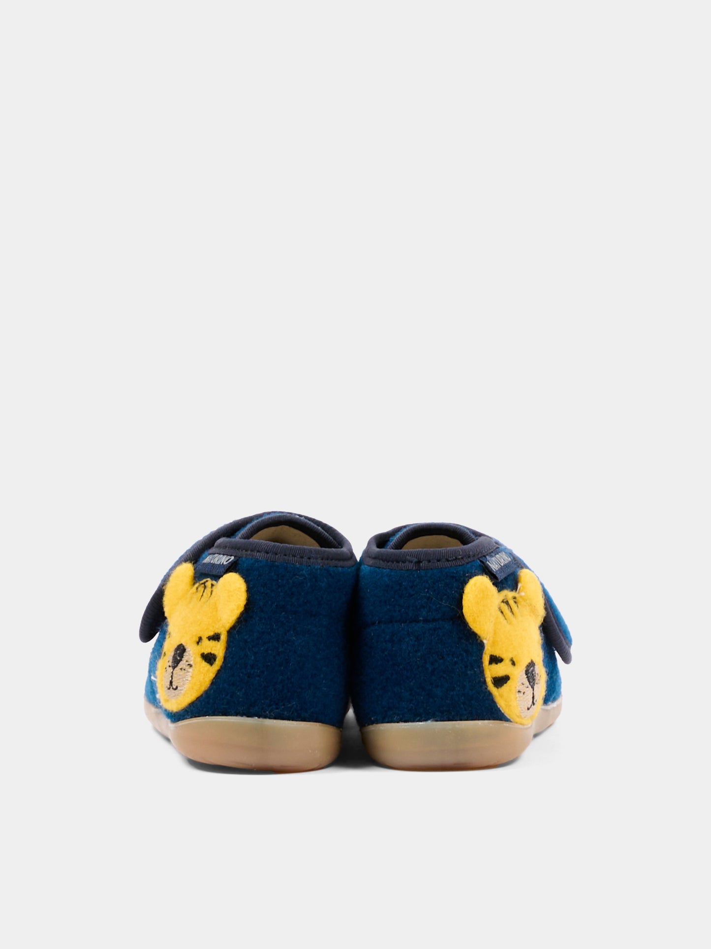 Pantofole blu per neonato con tigre,Naturino,001 4000736 01 0C01
