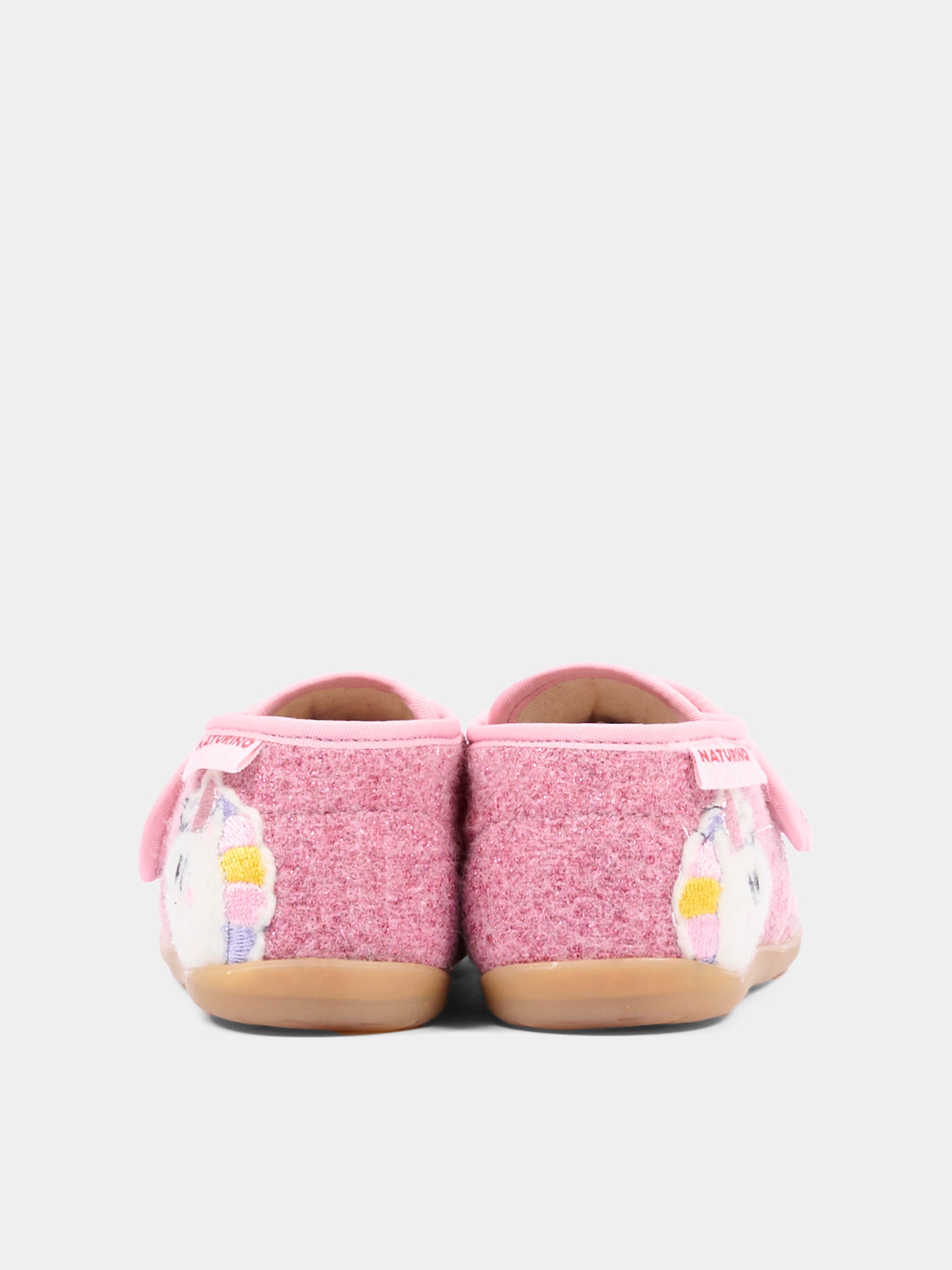 Pantofole rosa per neonata con unicorno,Naturino,001 4000738 01 0M02