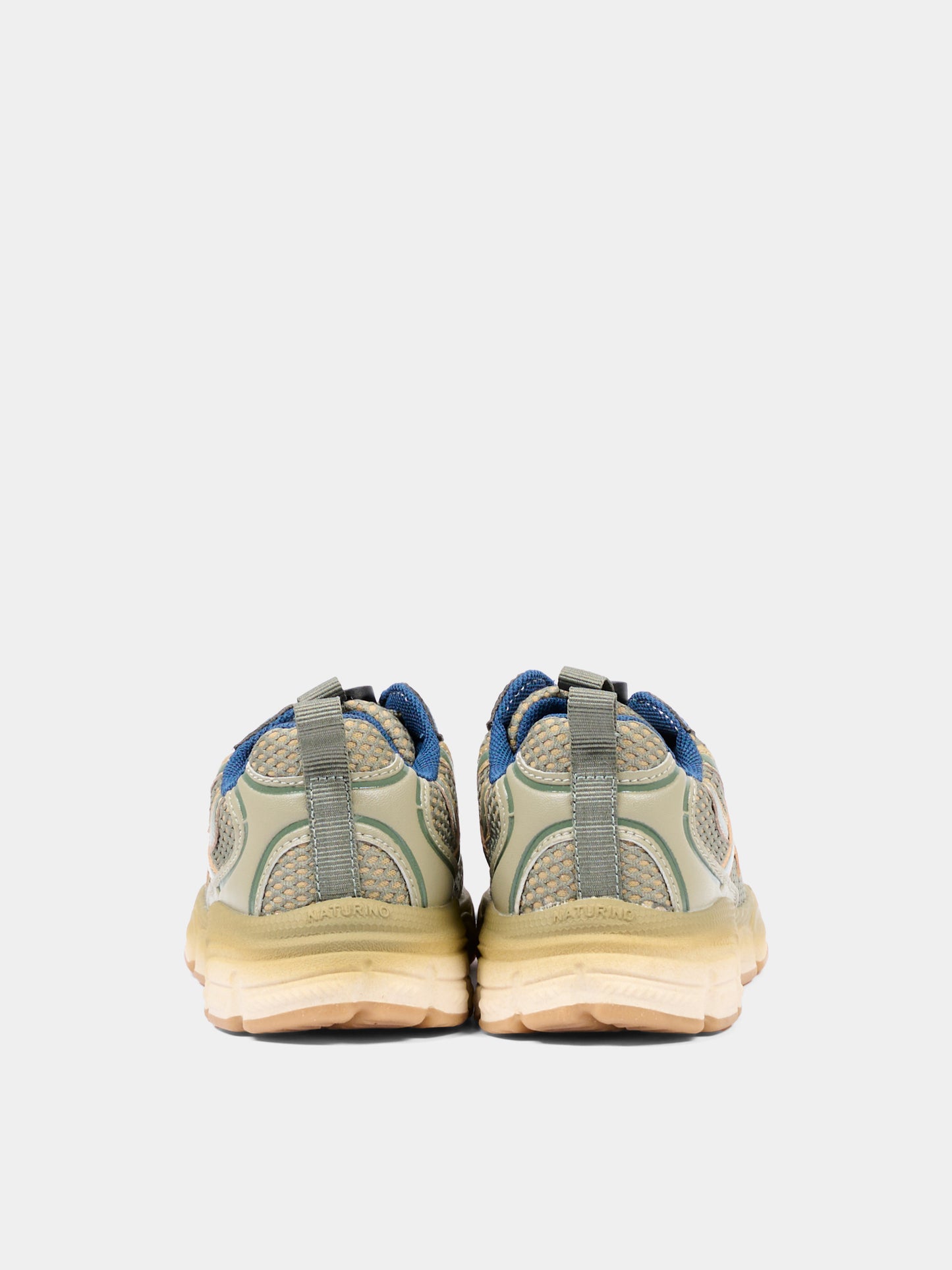 Sneakers verde per bambino,Naturino,001 2019091 01 3D23