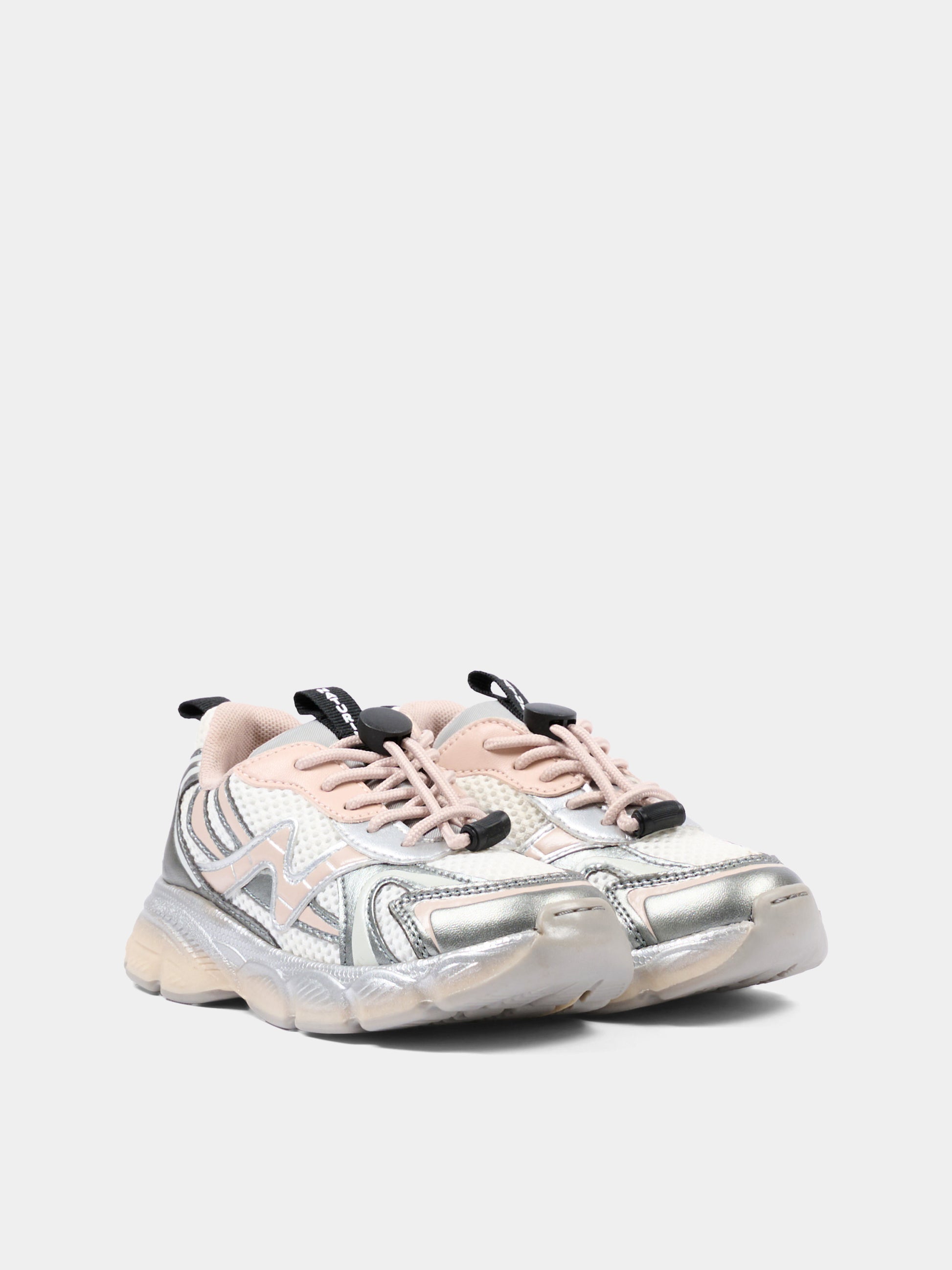 Sneakers argento per bambina,Naturino,001 2019091 09 1Q15