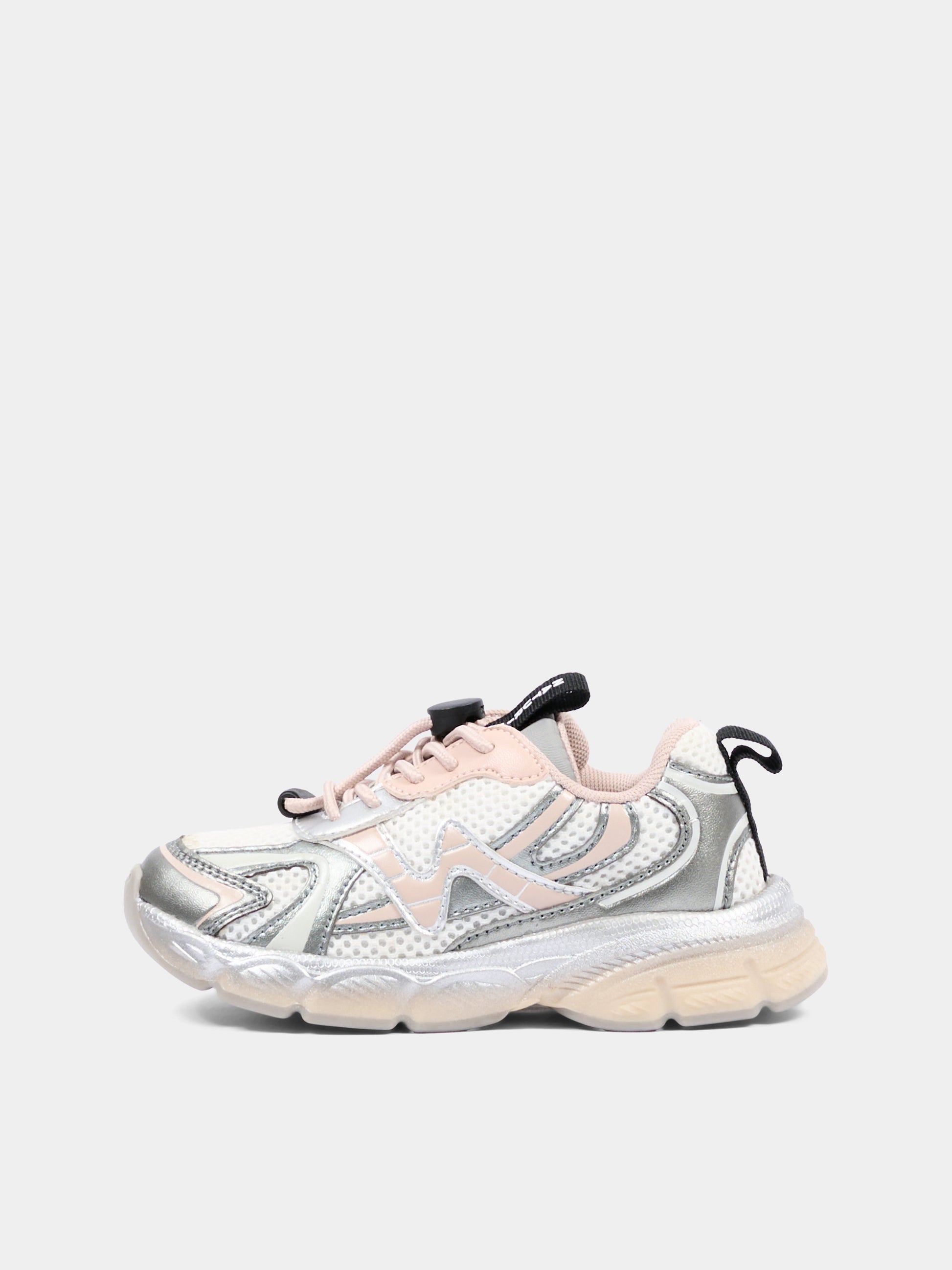 Sneakers argento per bambina,Naturino,001 2019091 09 1Q15