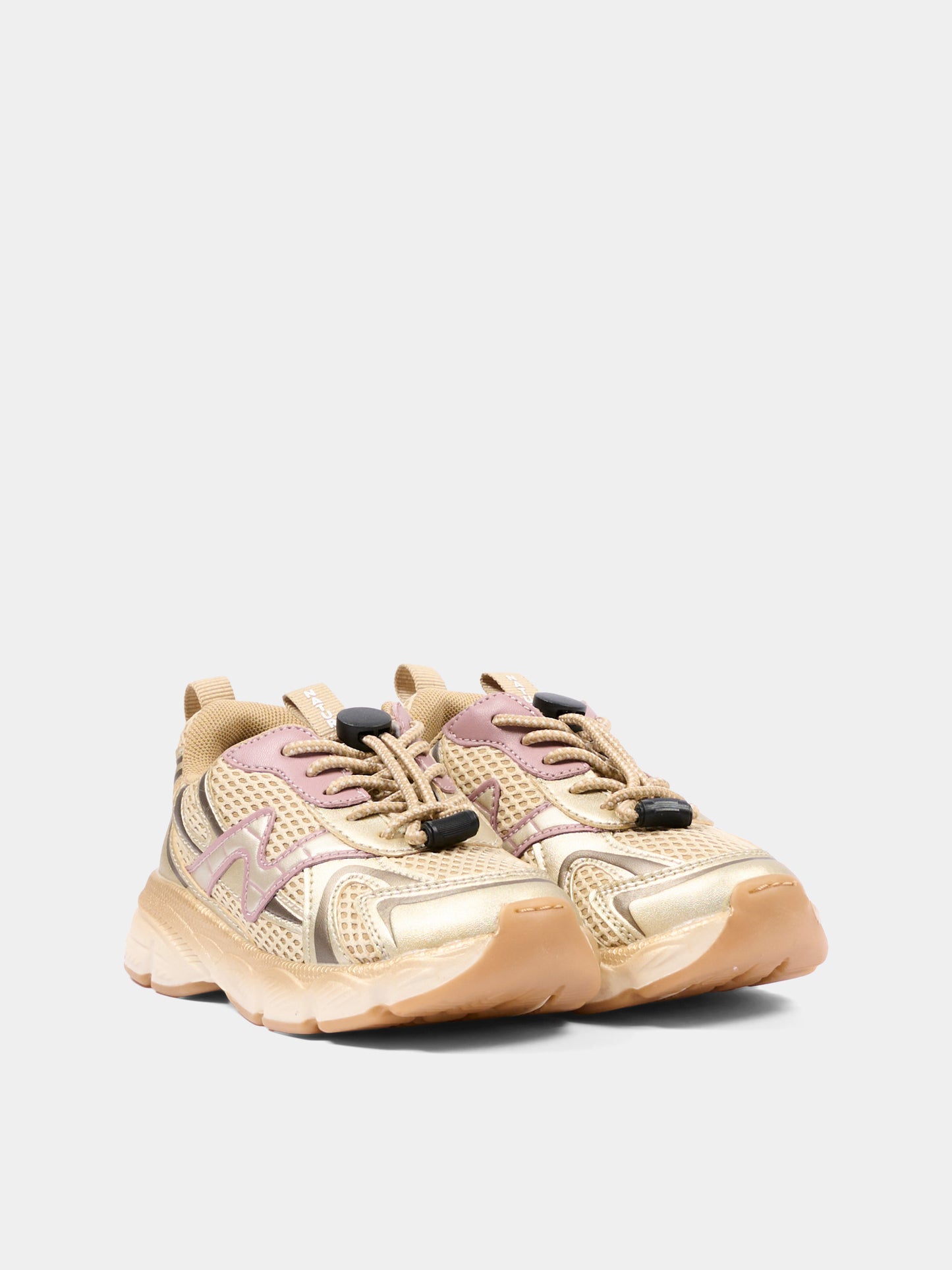 Sneakers beige per bambina,Naturino,001 2019091 09 1Q83