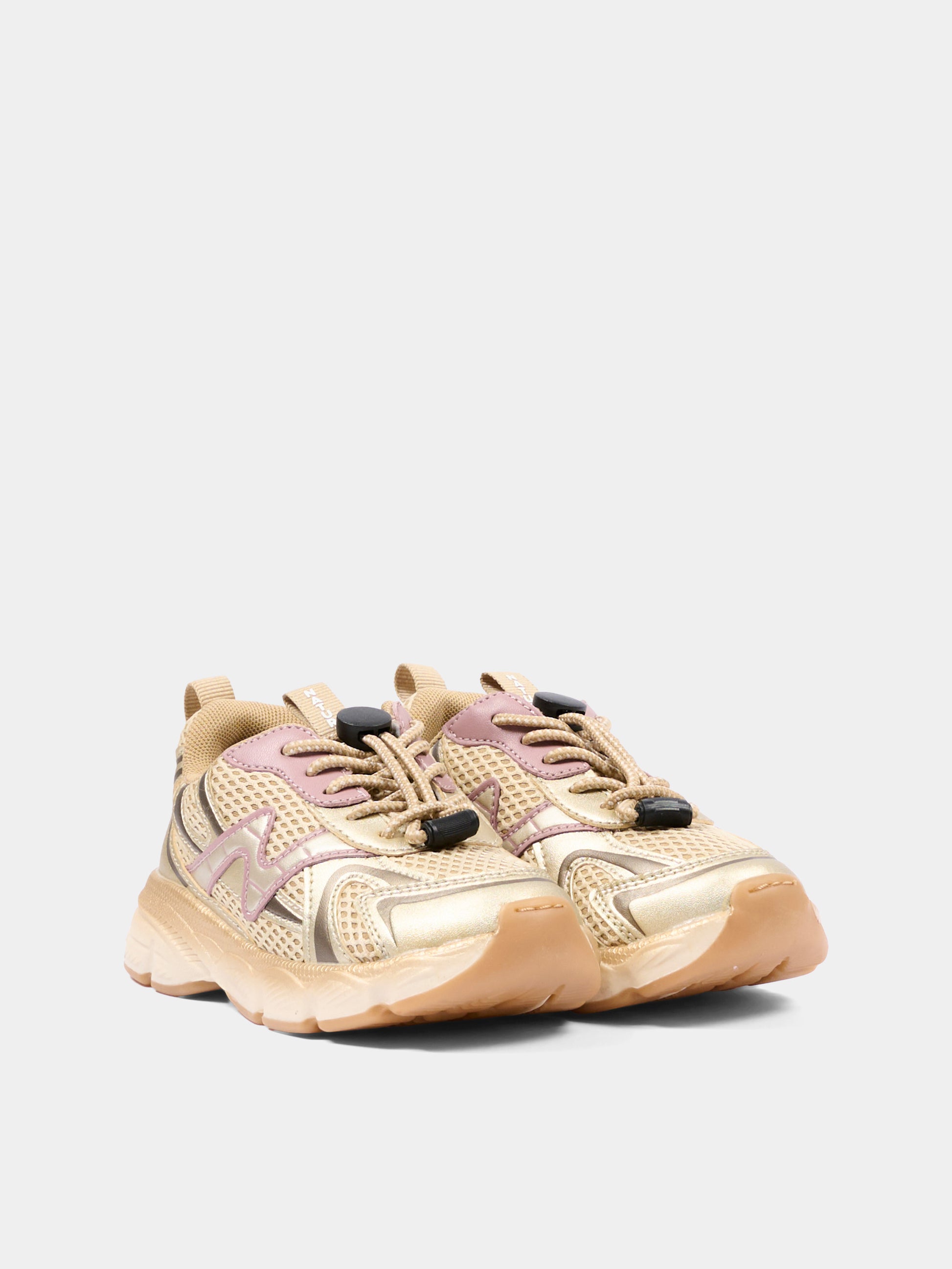 Sneakers beige per bambina,Naturino,001 2019091 09 1Q83